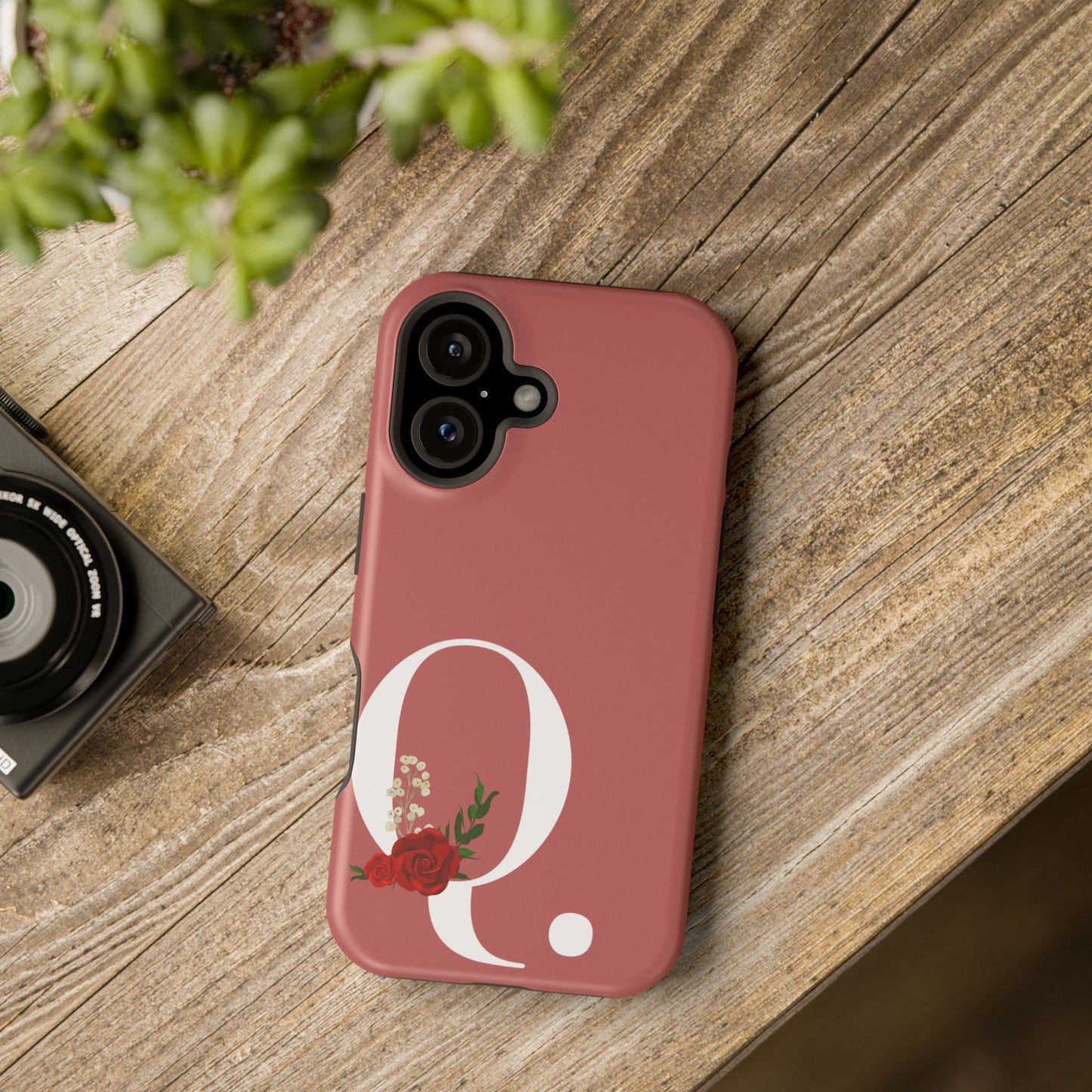 Personalized Letter Q MagSafe iPhone® Case