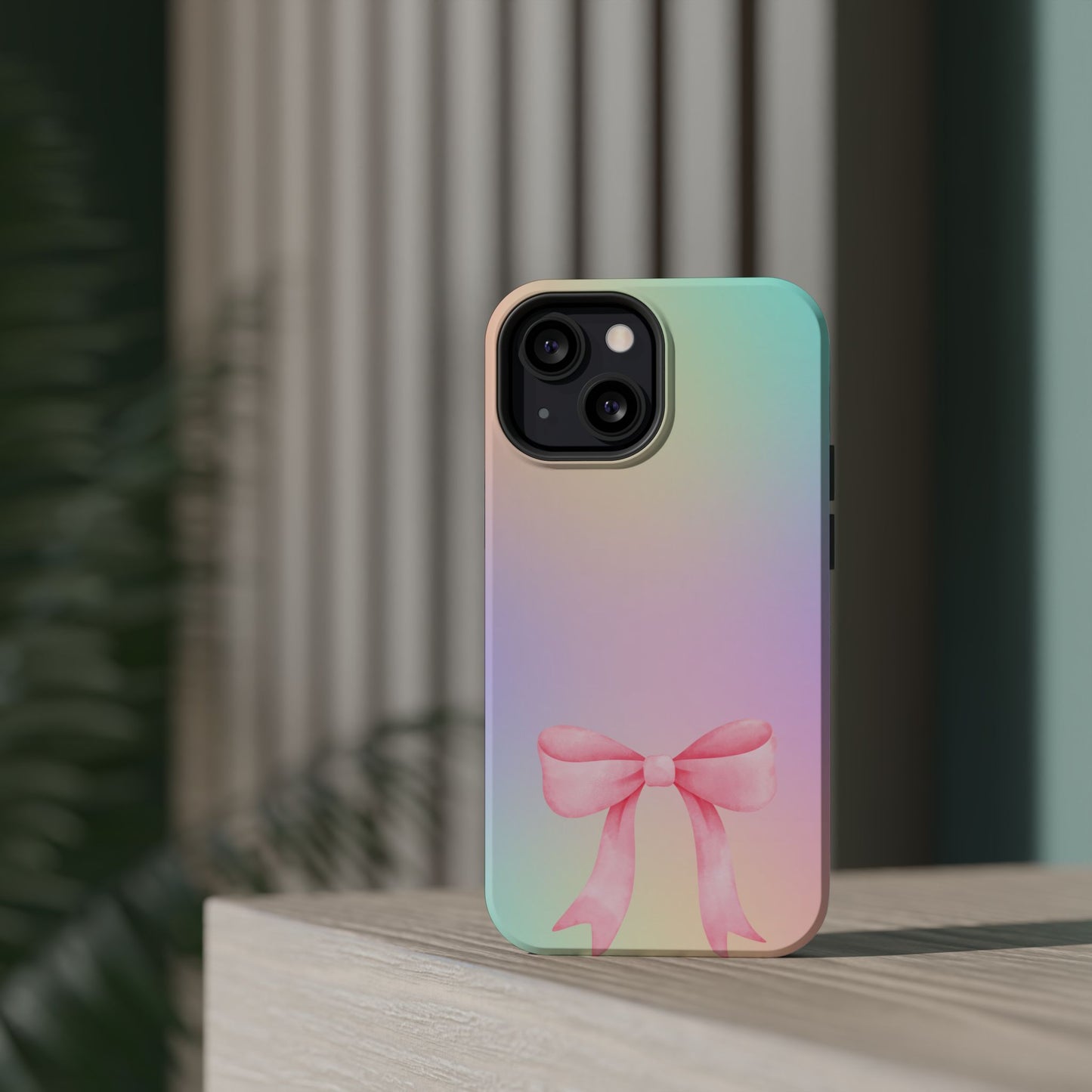 Pink Bow & Cotton Candy MagSafe iPhone® Case