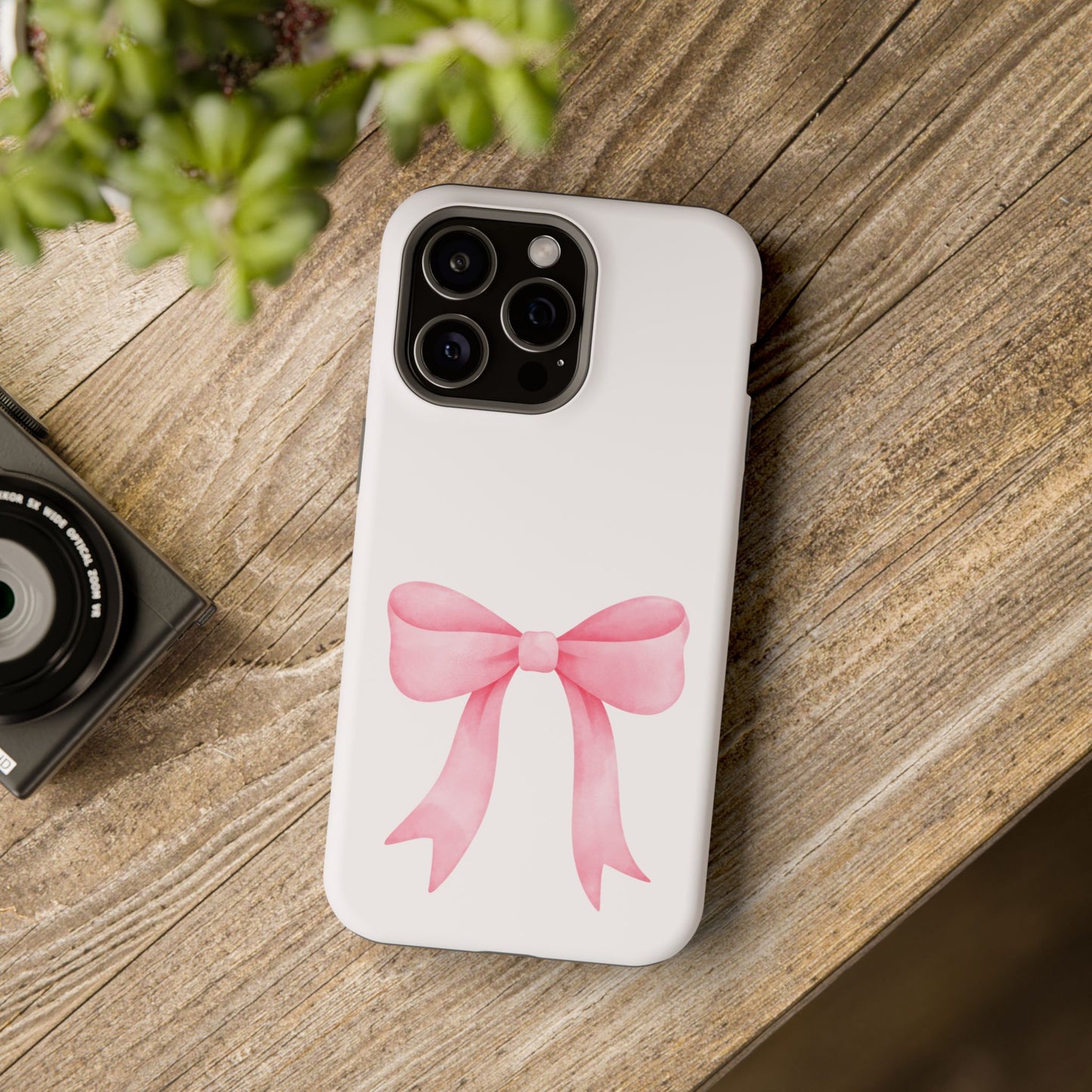 Pink Bow MagSafe iPhone® Case