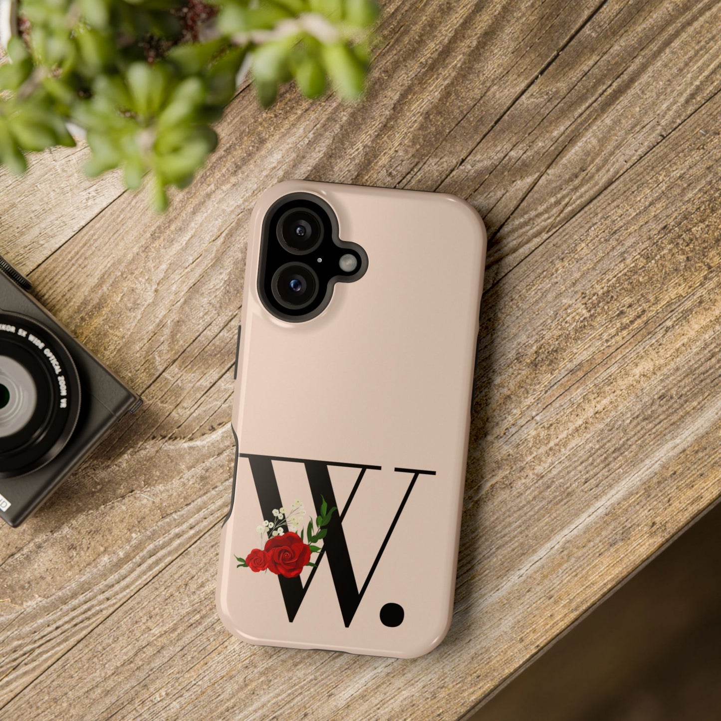 Personalized Letter W MagSafe iPhone® Case