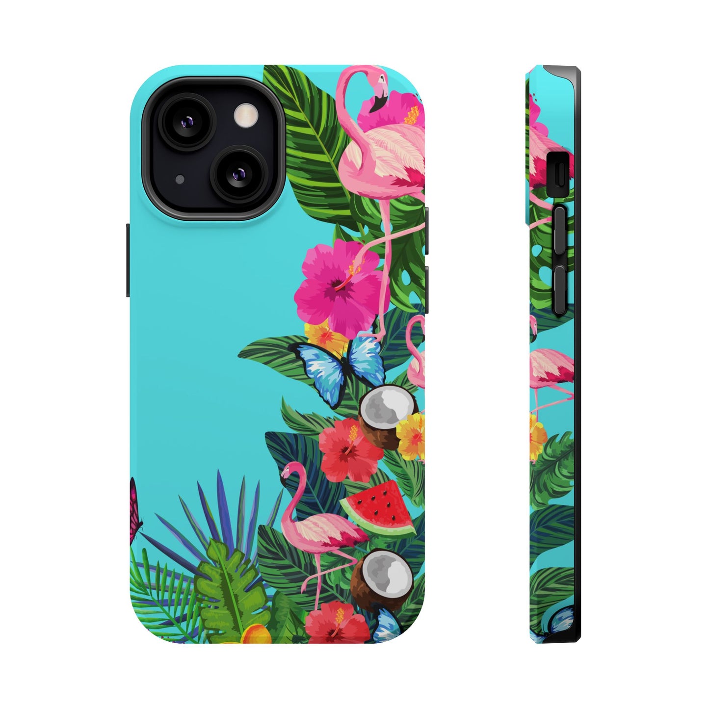 Pink Flamingo MagSafe iPhone® Case