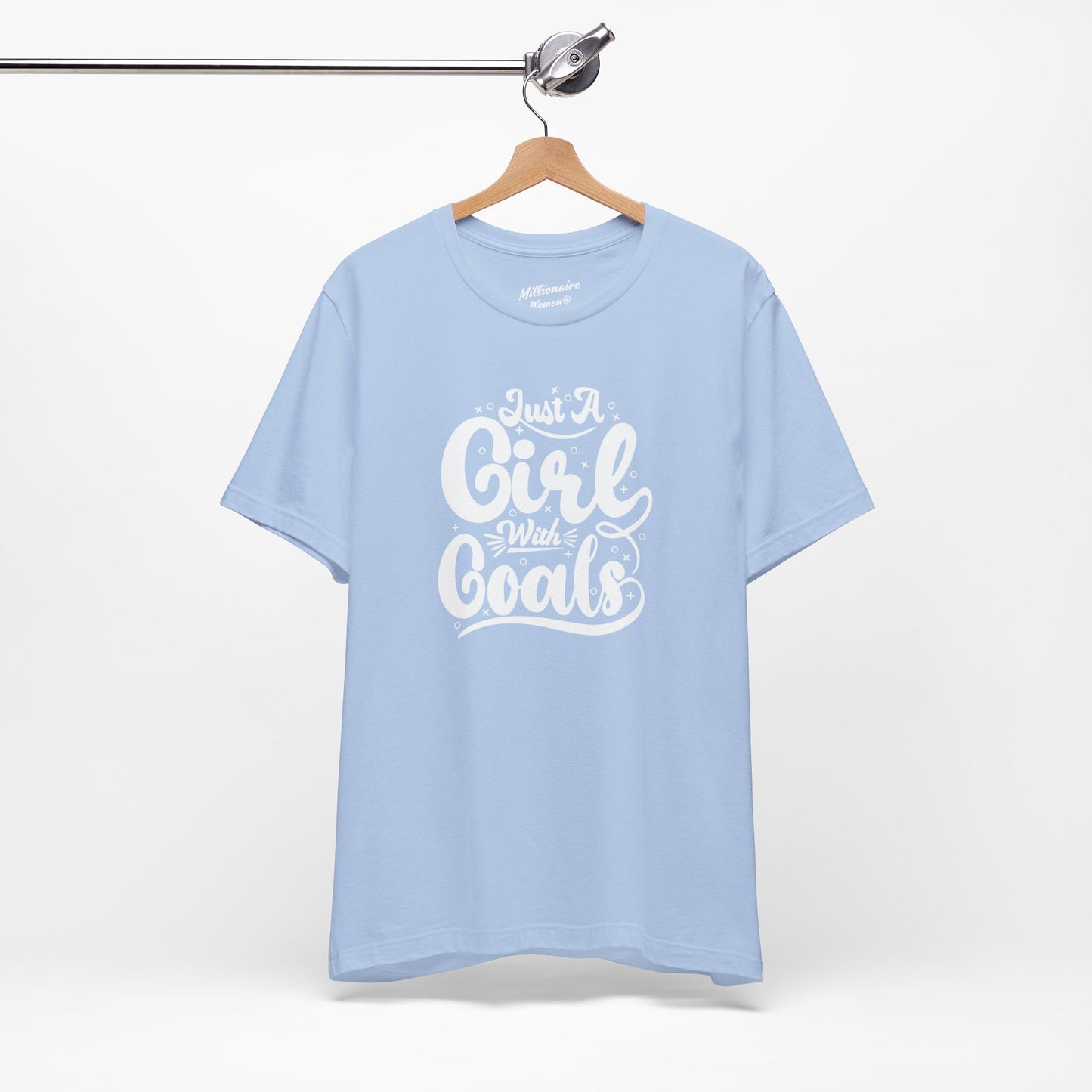 Just a Girl with Goals Soft Cotton Tee