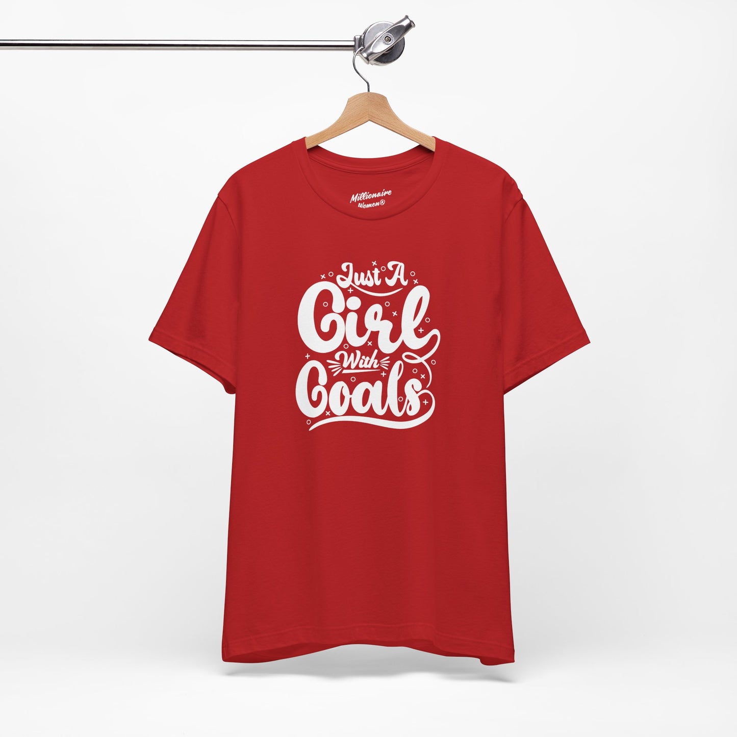 Just a Girl with Goals Soft Cotton Tee