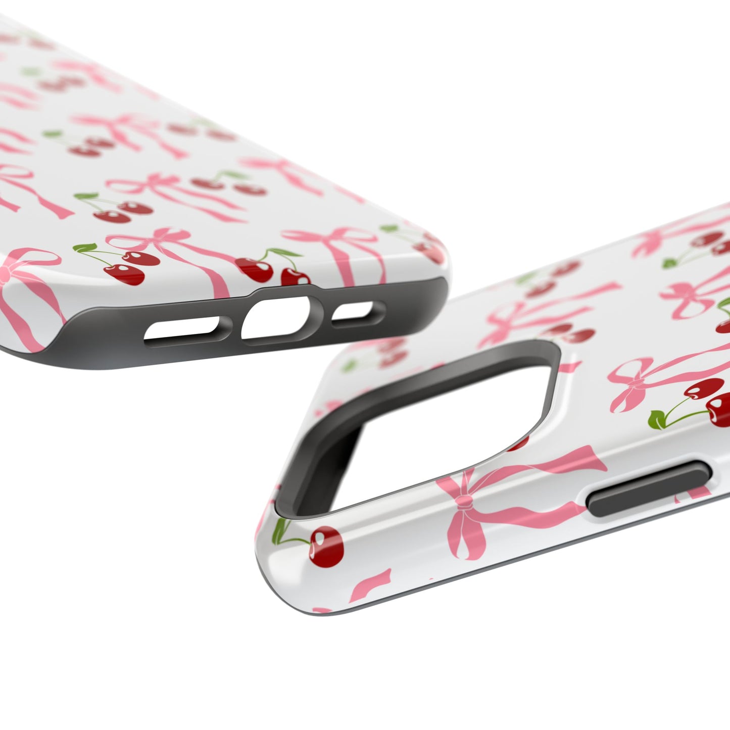 Pink Bows & Cherry MagSafe iPhone® Case