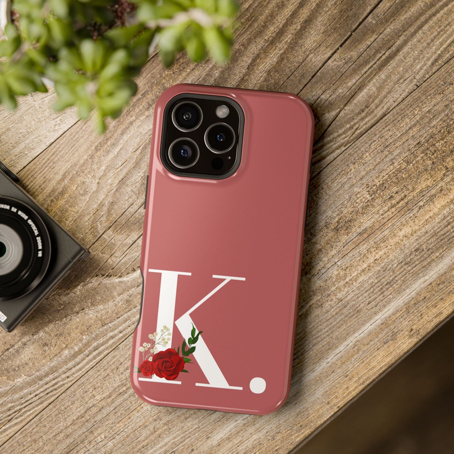 Personalized Letter K MagSafe iPhone® Case
