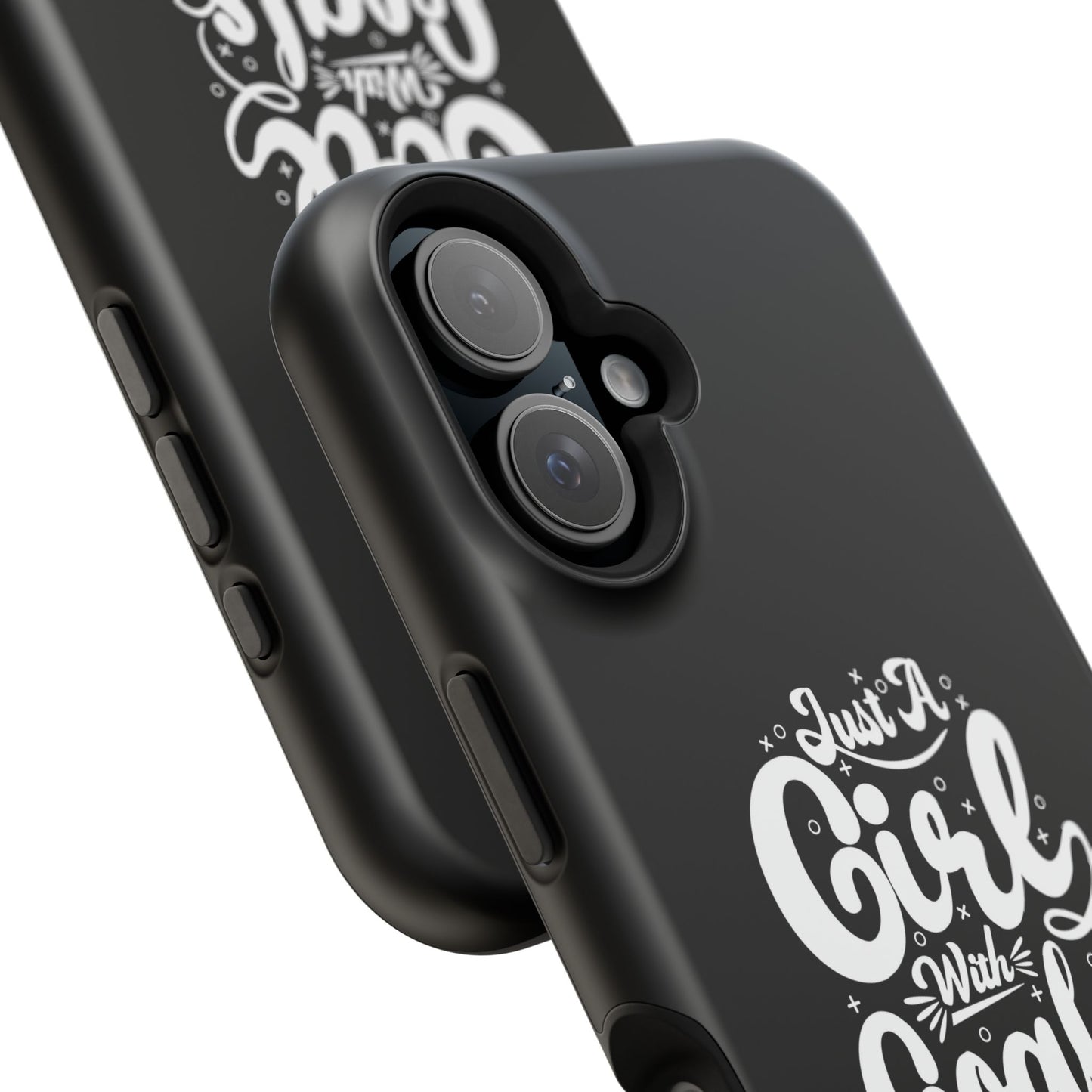 Girl with Goals MagSafe iPhone® Case Black