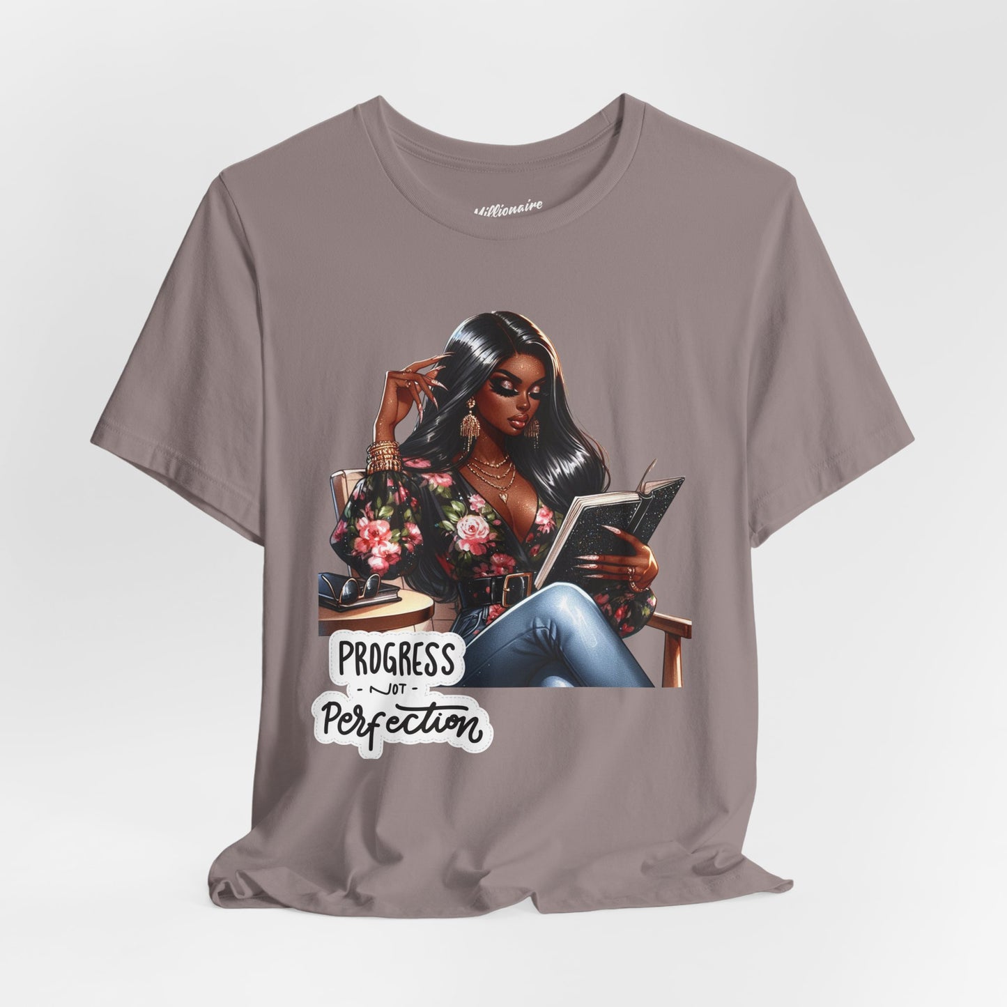 Progress Not Perfection Soft Cotton Tee