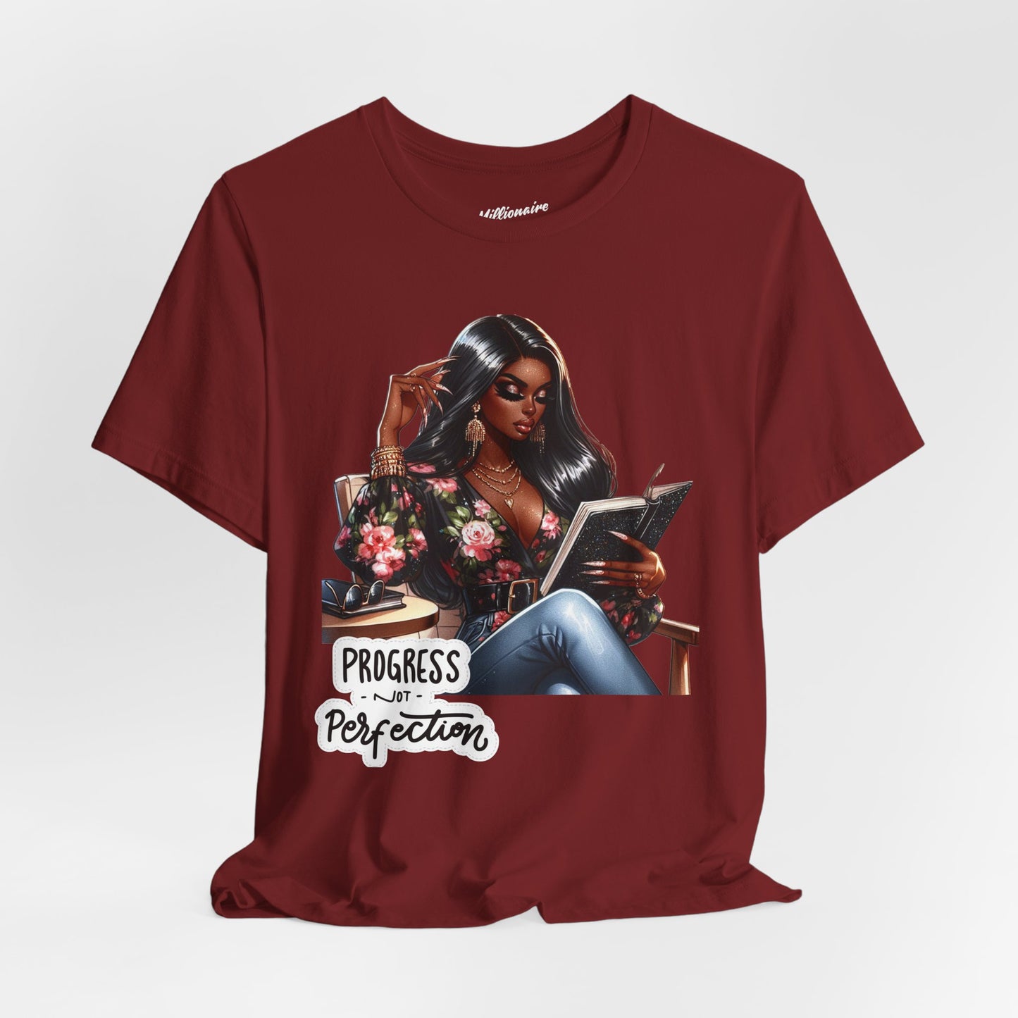 Progress Not Perfection Soft Cotton Tee