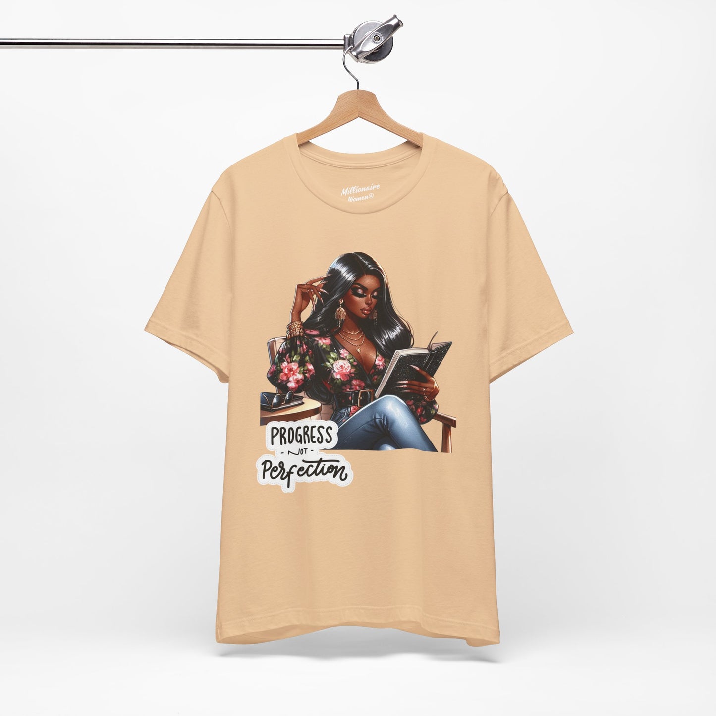 Progress Not Perfection Soft Cotton Tee