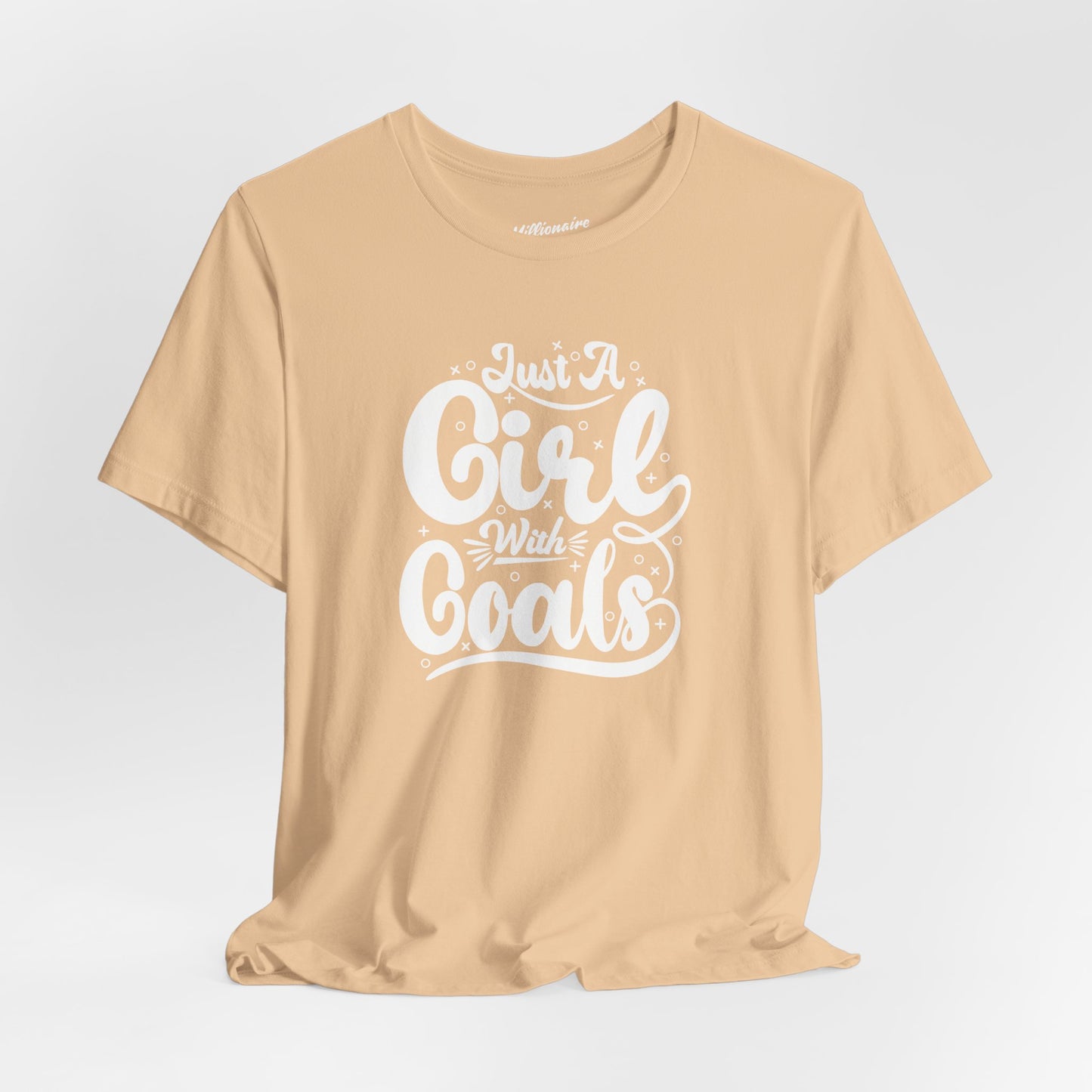 Just a Girl with Goals Soft Cotton Tee