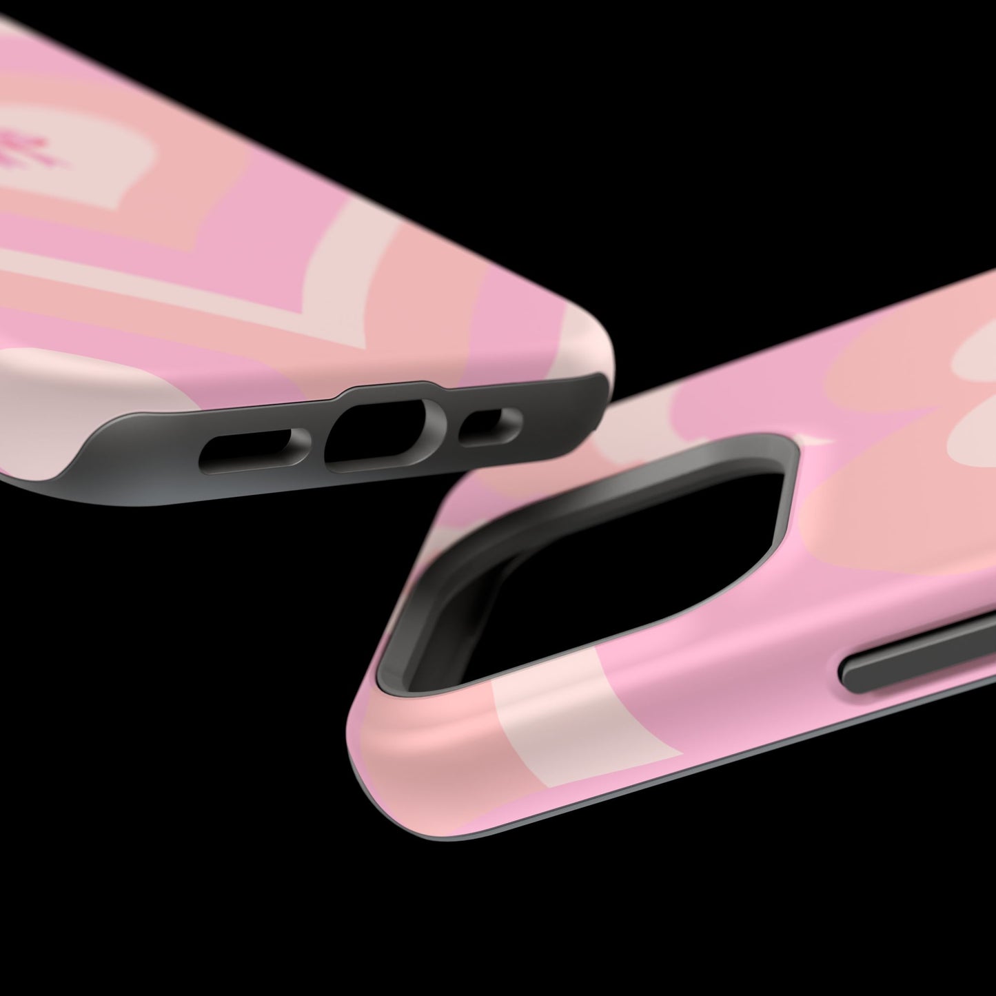 Pink Bow & Big Hearts MagSafe iPhone® Case