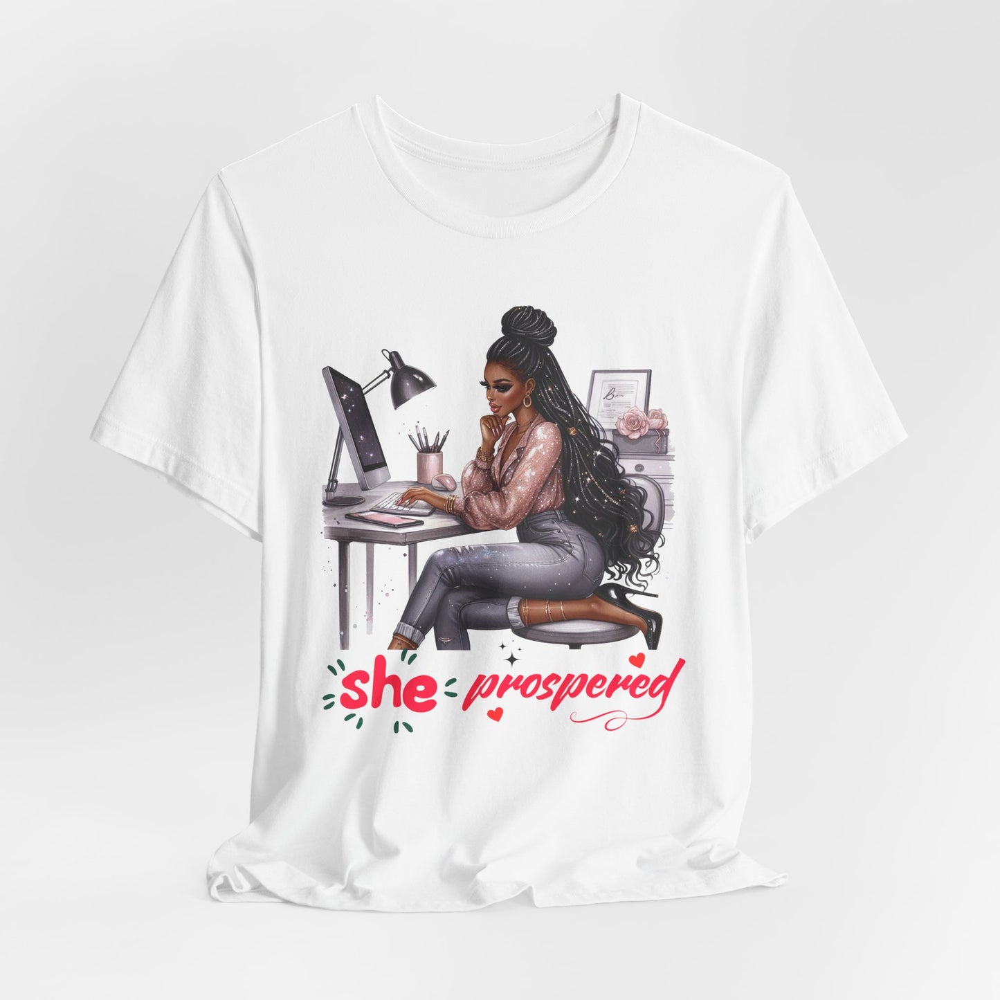 She Prospered Soft Cotton Tee