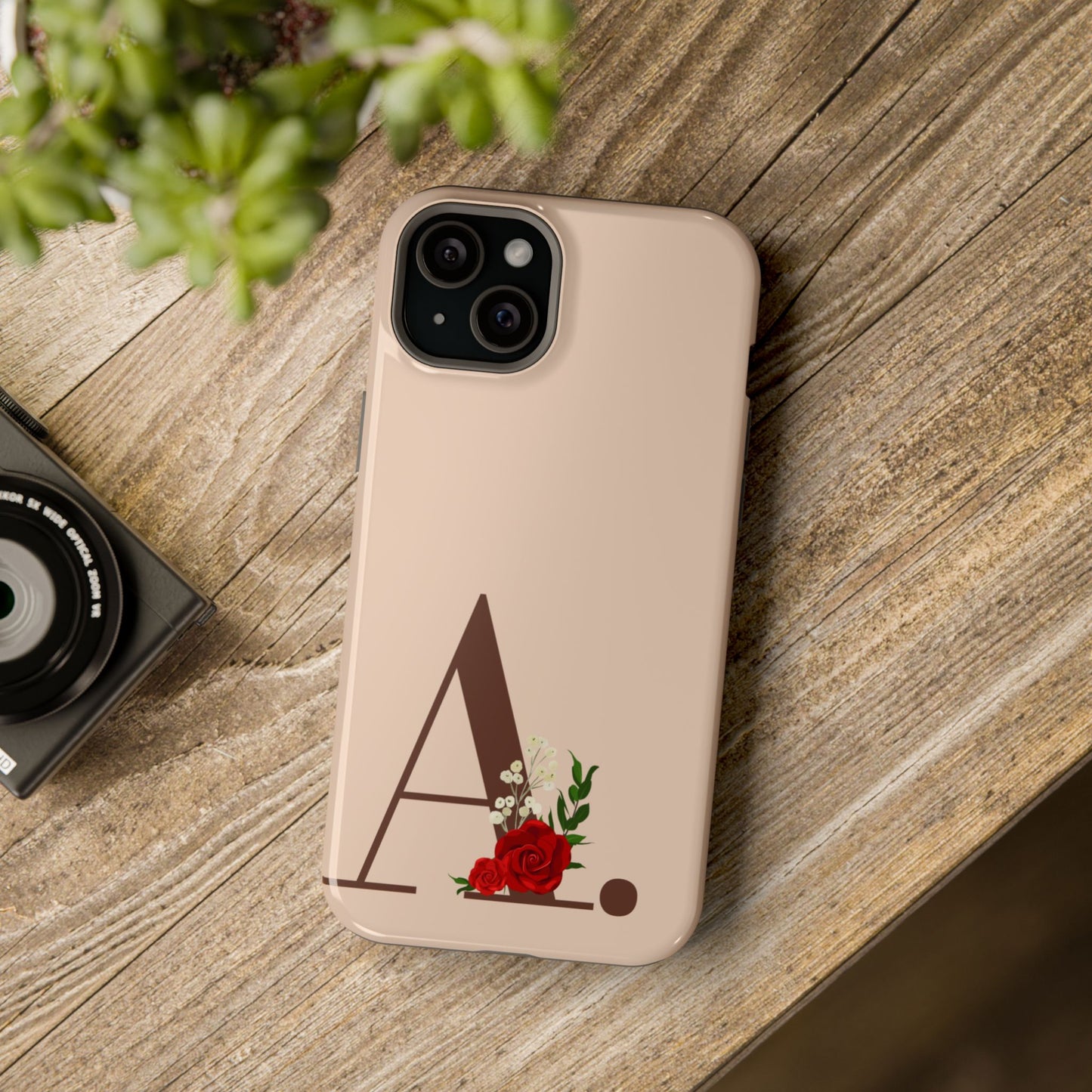 Personalized Letter A MagSafe iPhone® Case