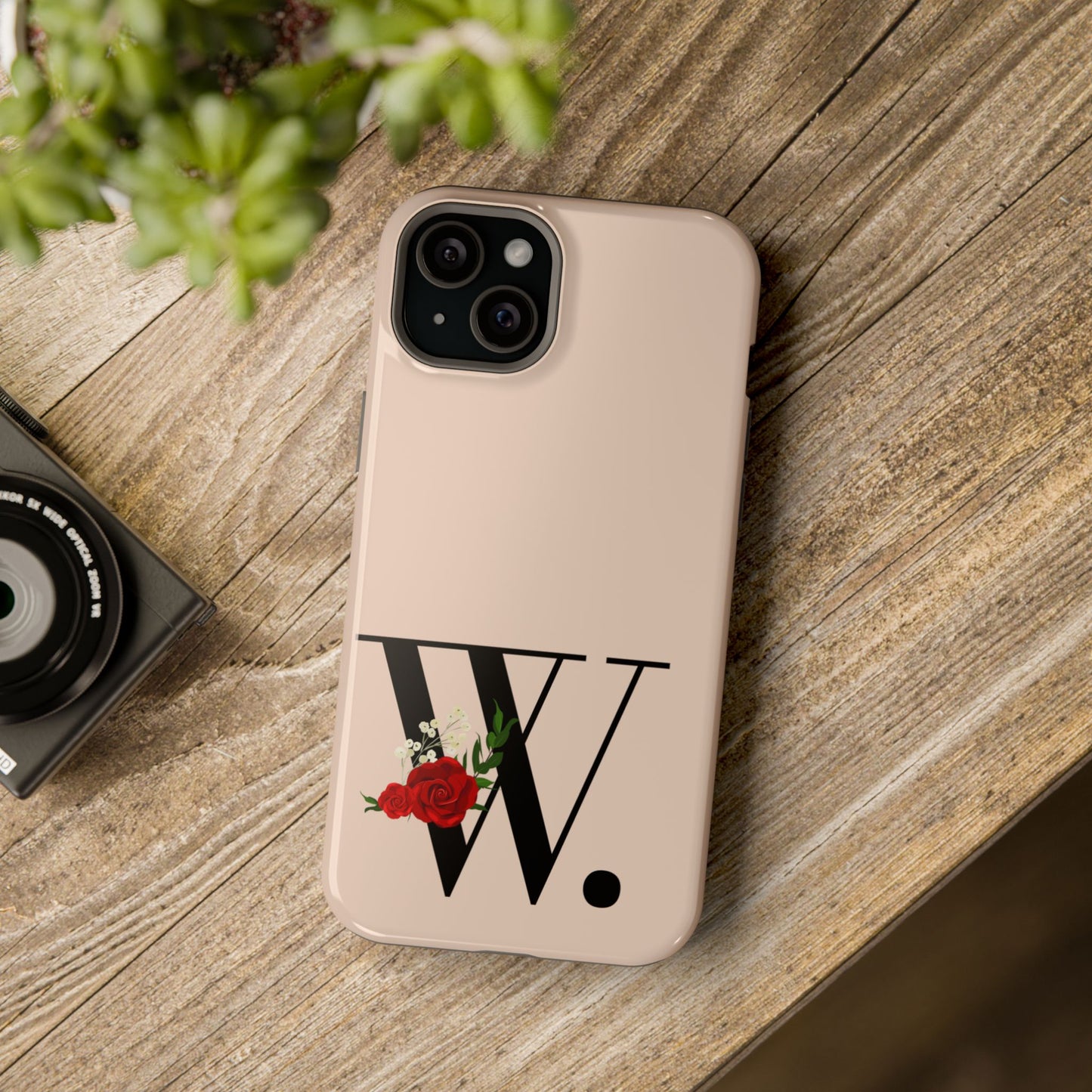 Personalized Letter W MagSafe iPhone® Case