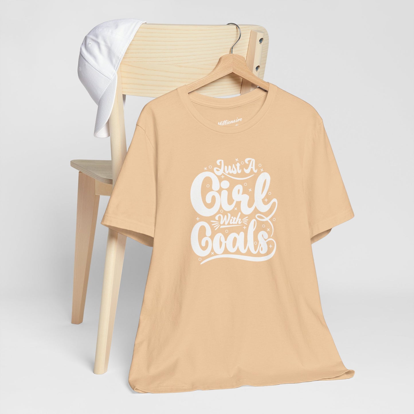 Just a Girl with Goals Soft Cotton Tee