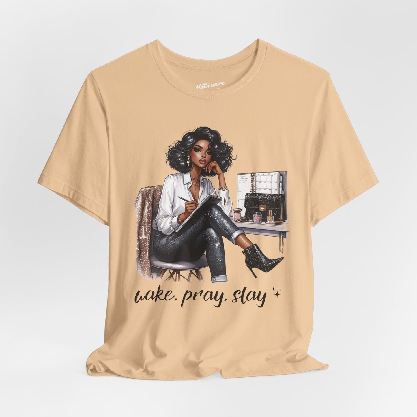Wake Pray Slay Soft Cotton Tee