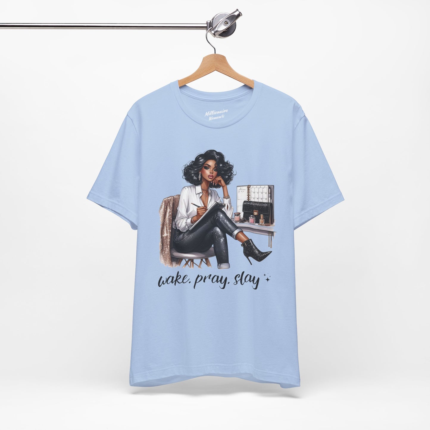 Wake Pray Slay Soft Cotton Tee