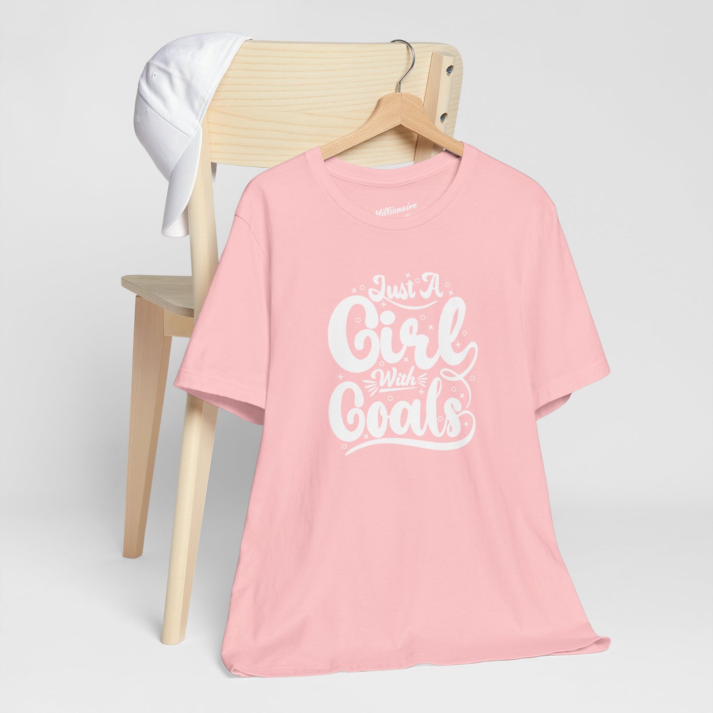 Just a Girl with Goals Soft Cotton Tee