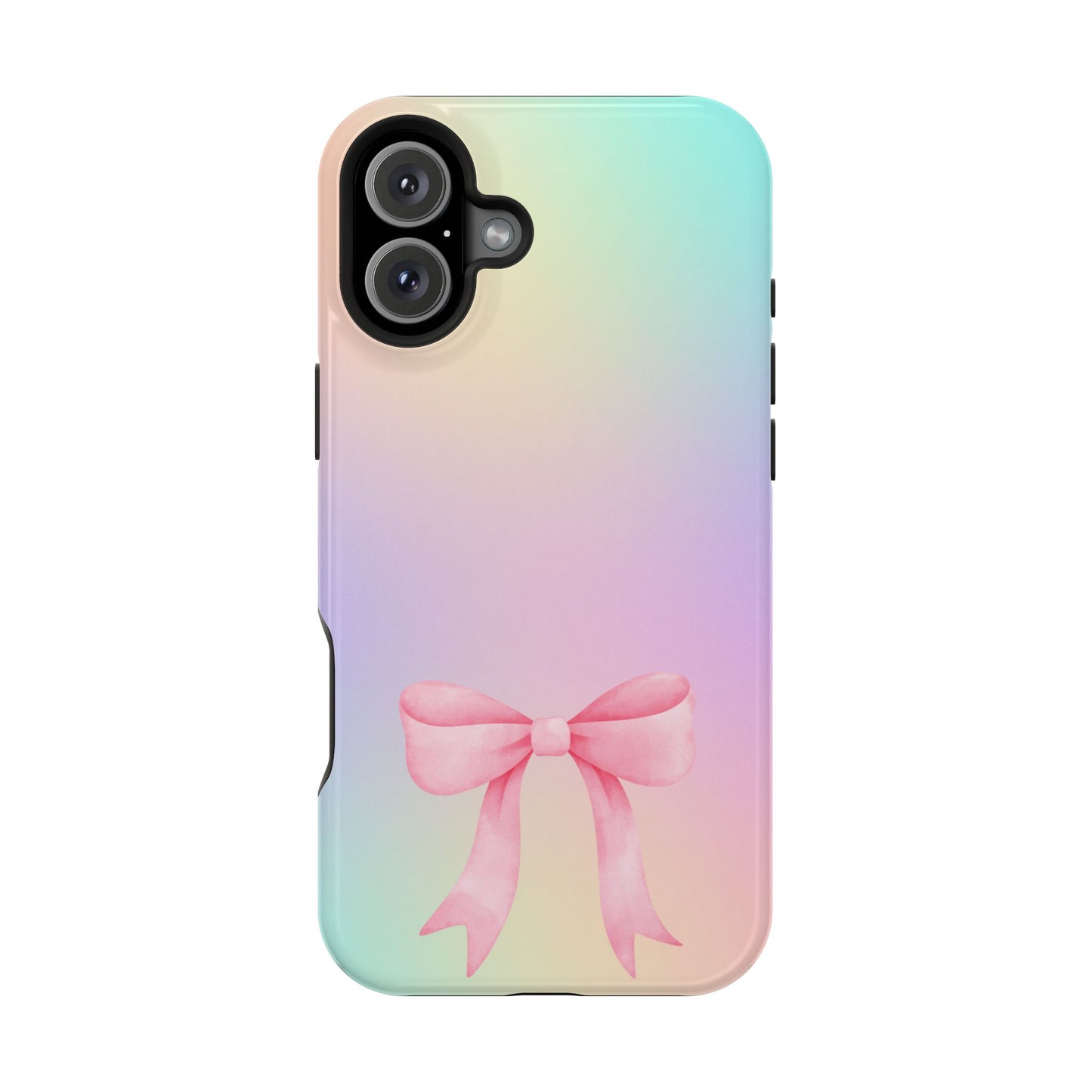 Pink Bow & Cotton Candy MagSafe iPhone® Case