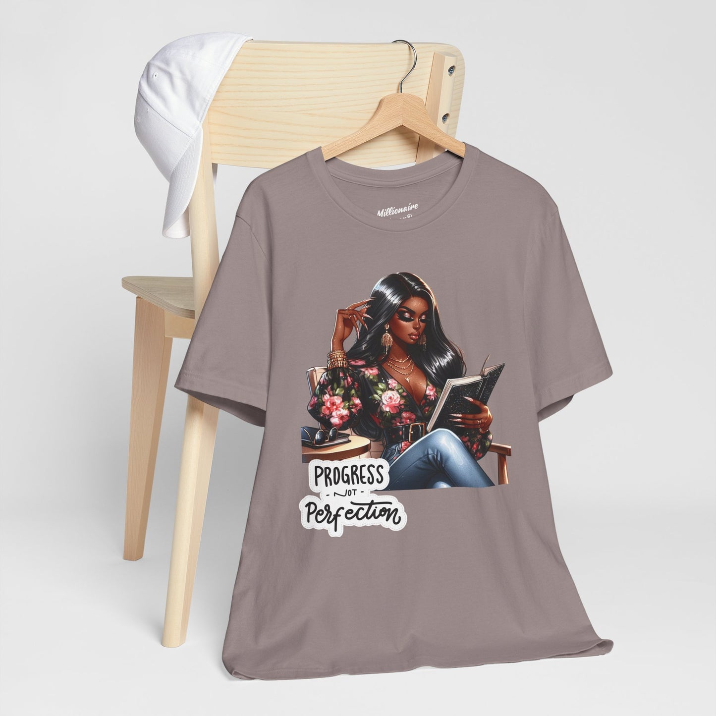 Progress Not Perfection Soft Cotton Tee