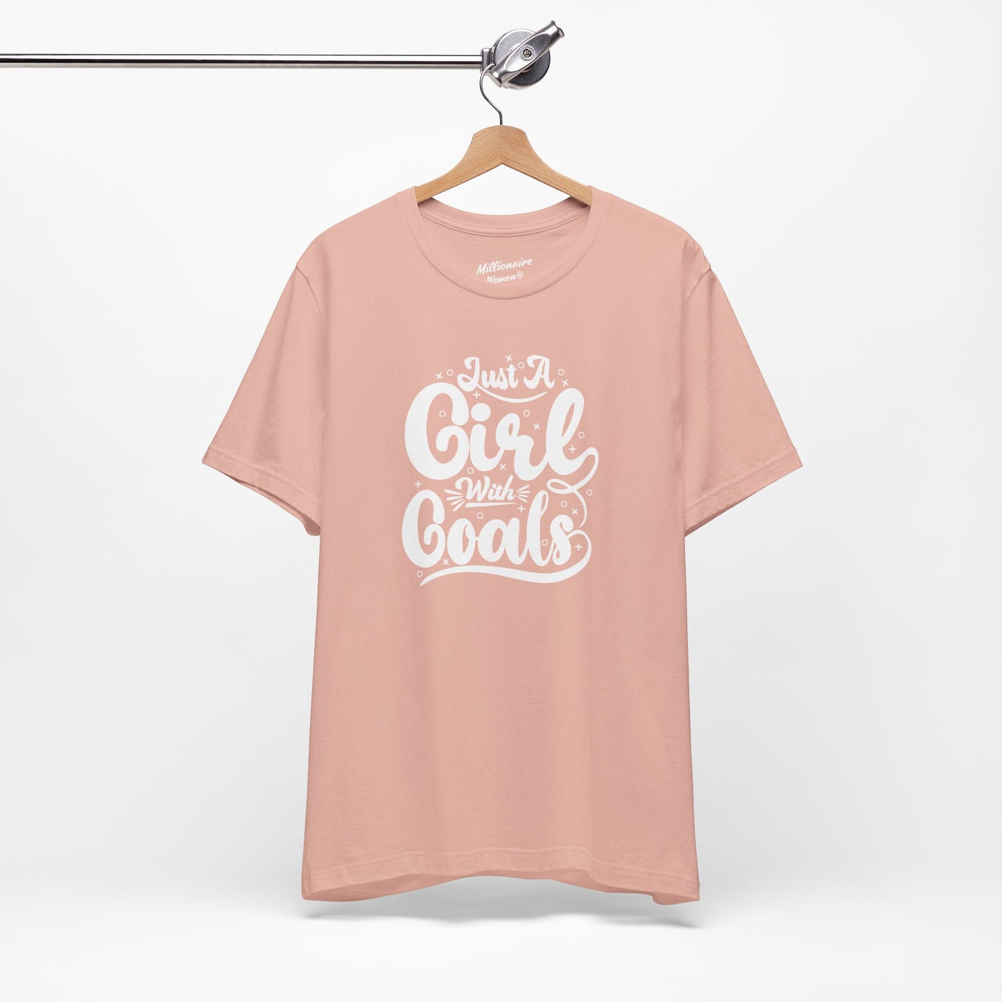 Just a Girl with Goals Soft Cotton Tee
