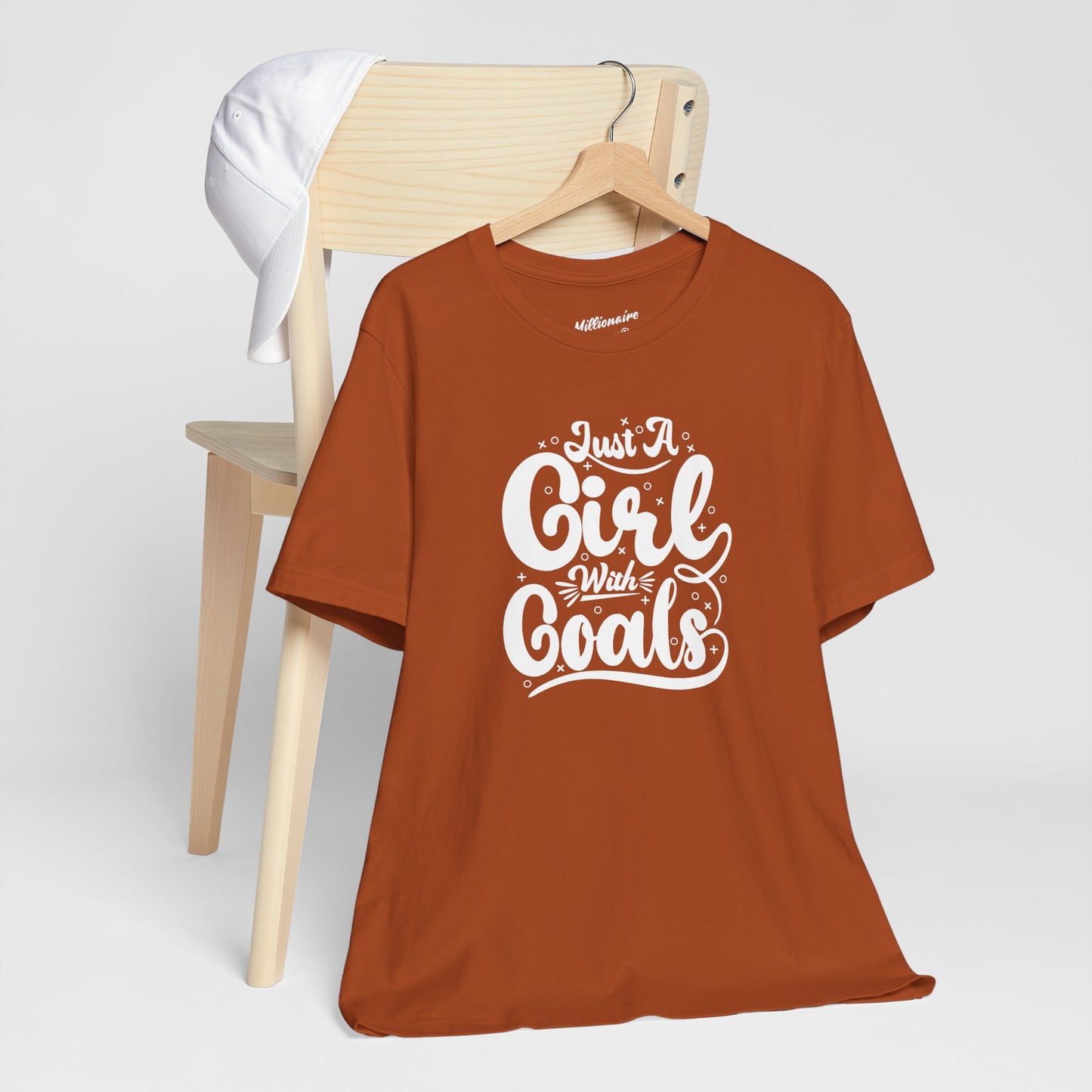 Just a Girl with Goals Soft Cotton Tee