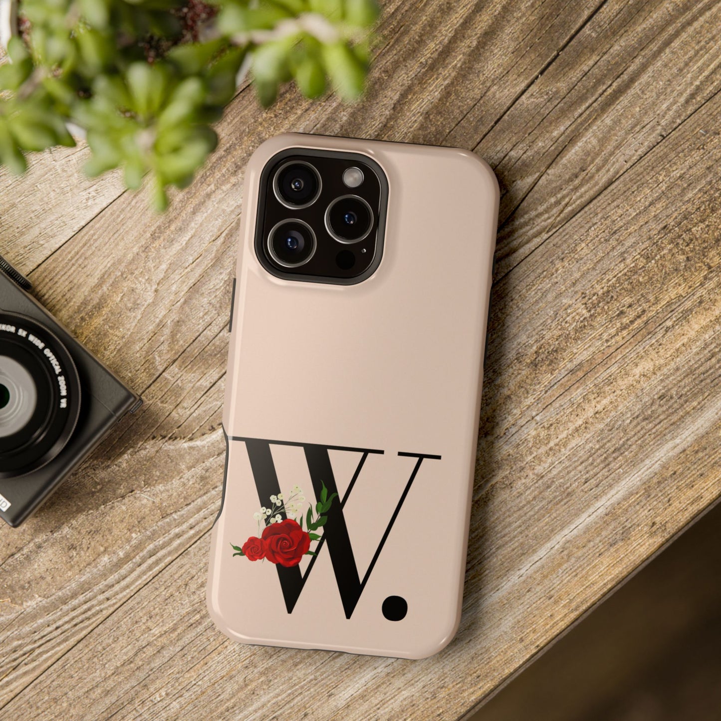 Personalized Letter W MagSafe iPhone® Case
