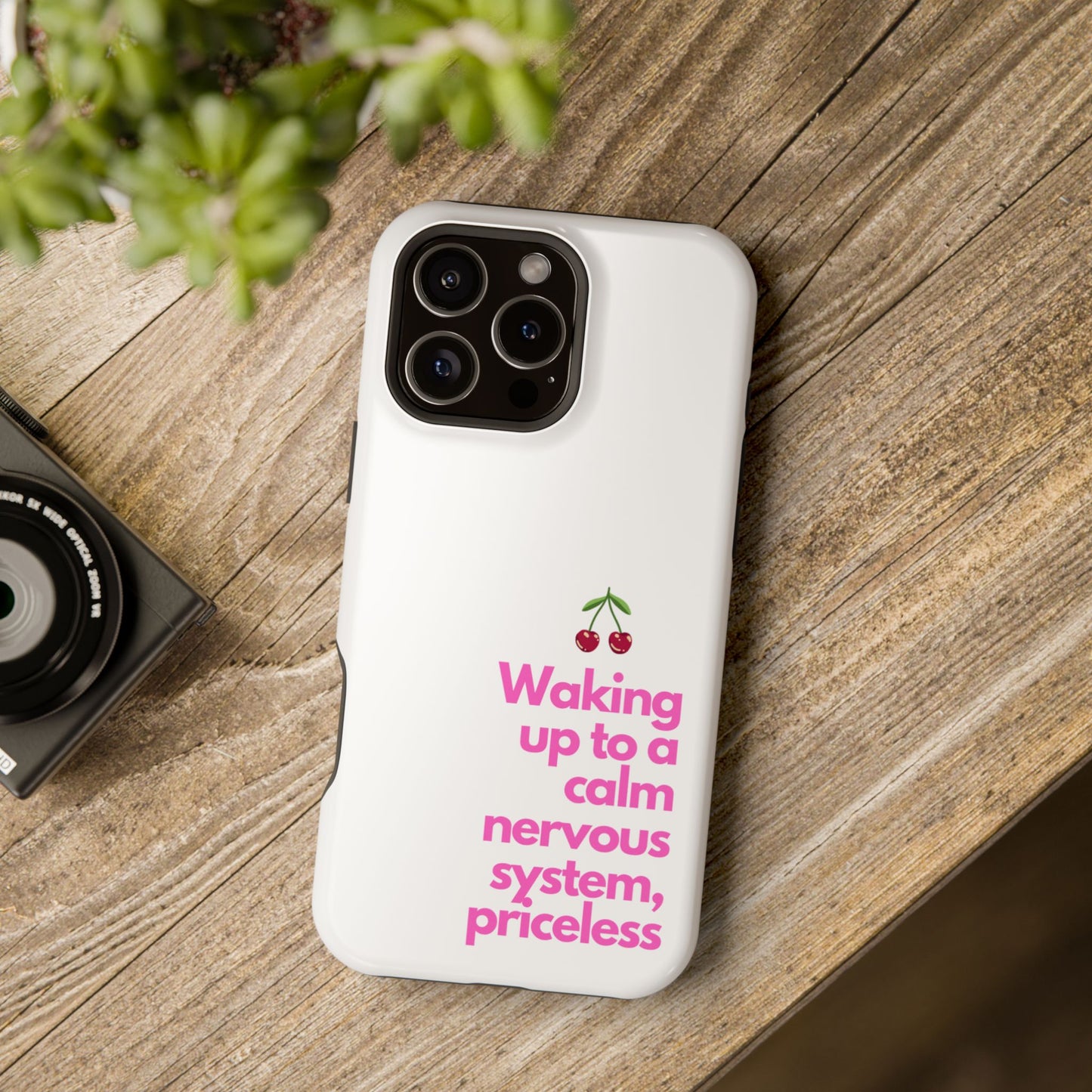 Stay Calm MagSafe iPhone® Case White