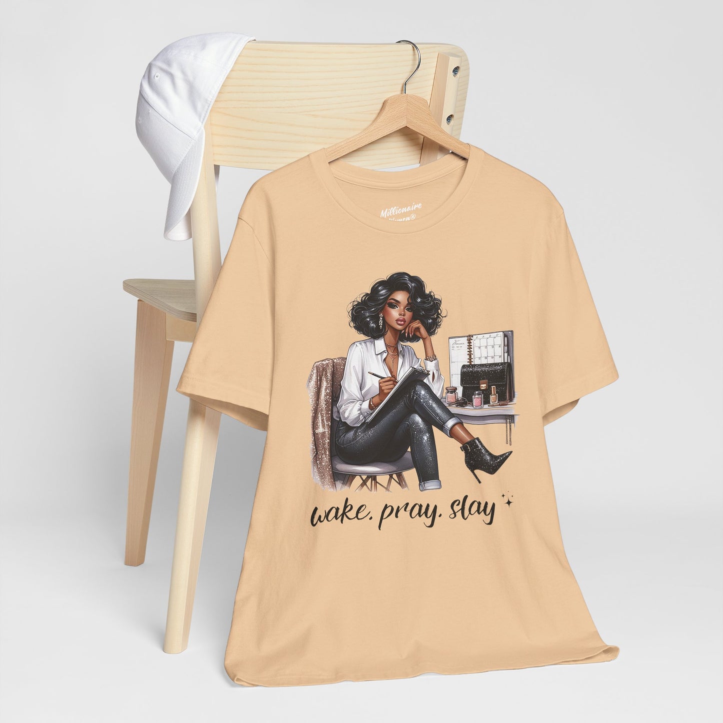 Wake Pray Slay Soft Cotton Tee
