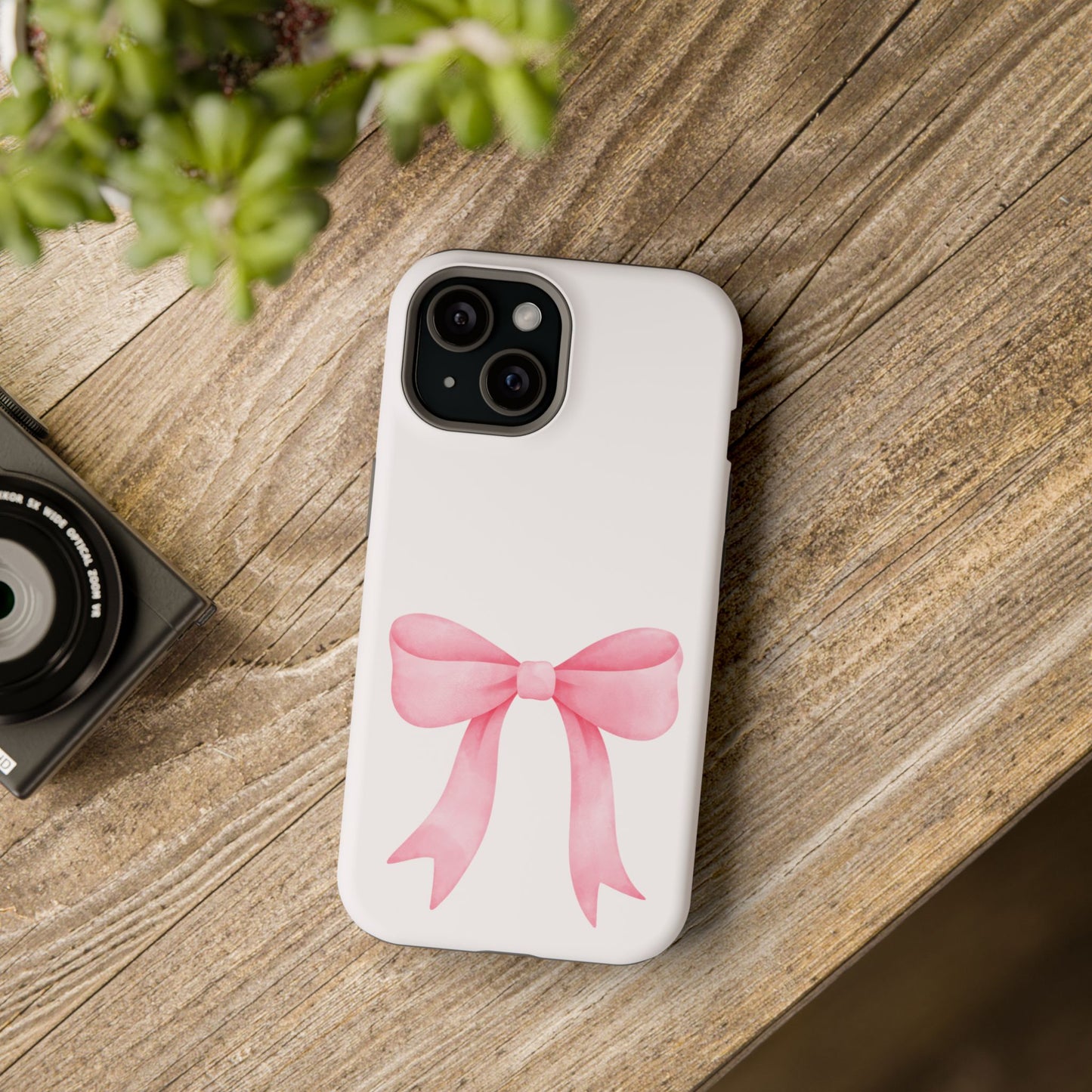 Pink Bow MagSafe iPhone® Case