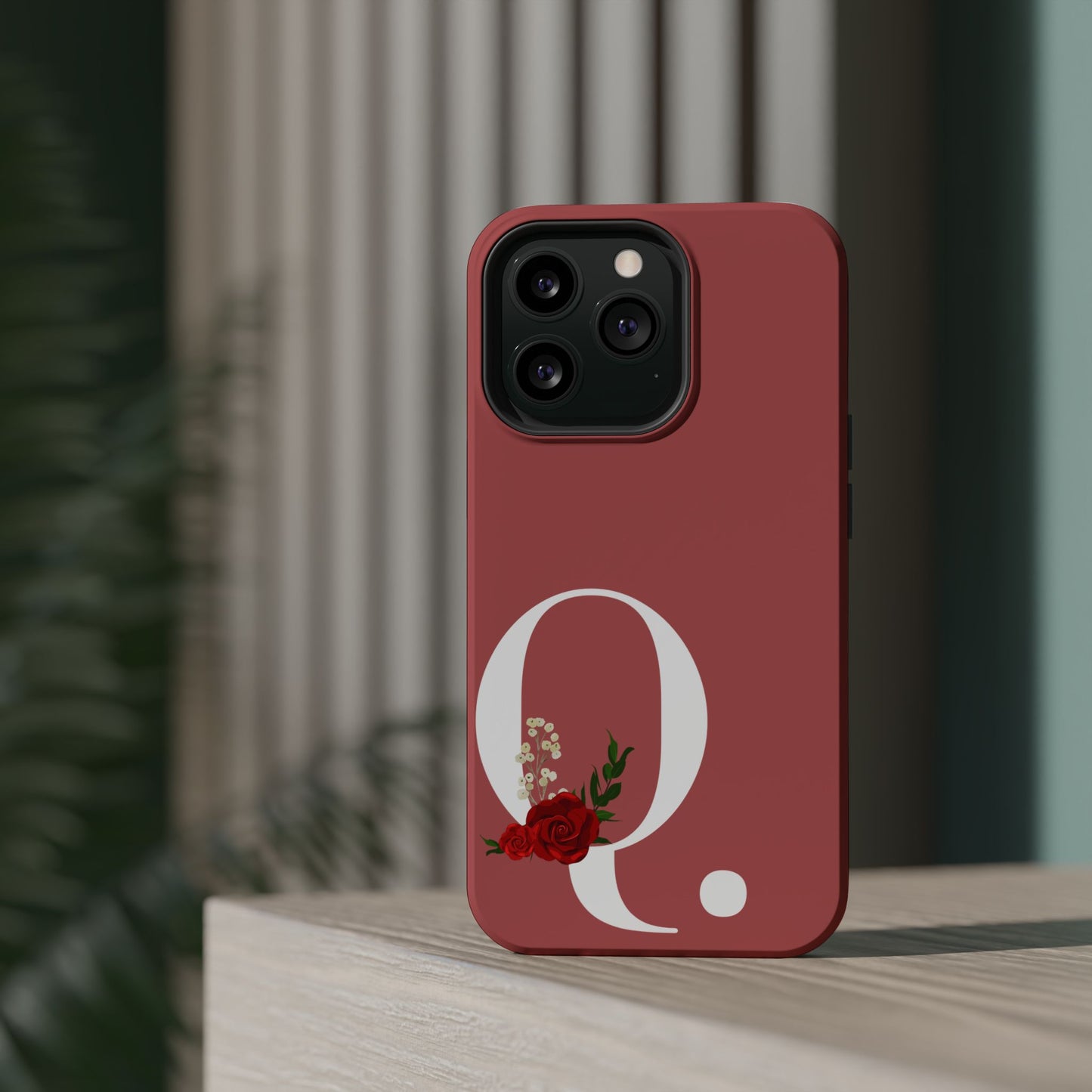 Personalized Letter Q MagSafe iPhone® Case