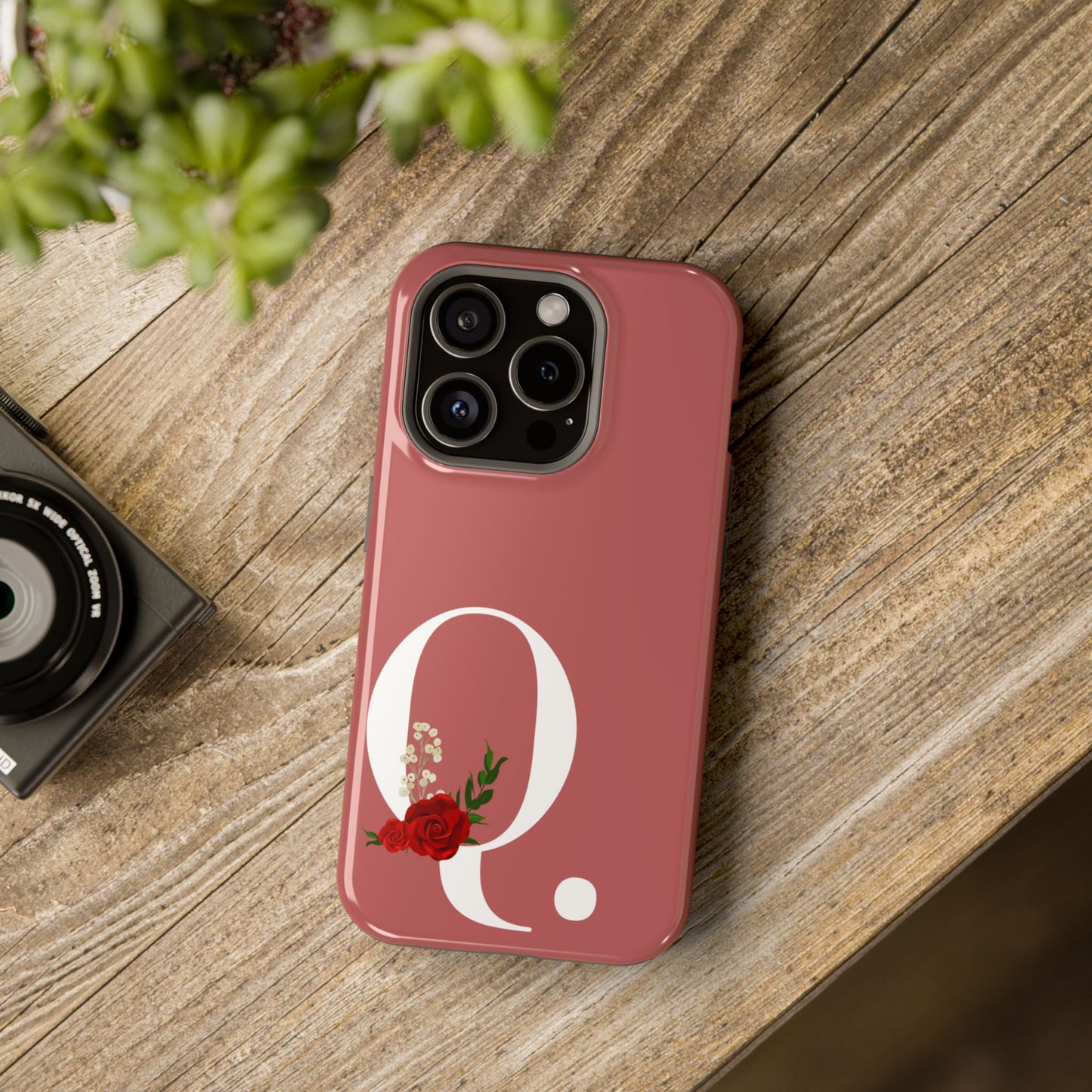 Personalized Letter Q MagSafe iPhone® Case