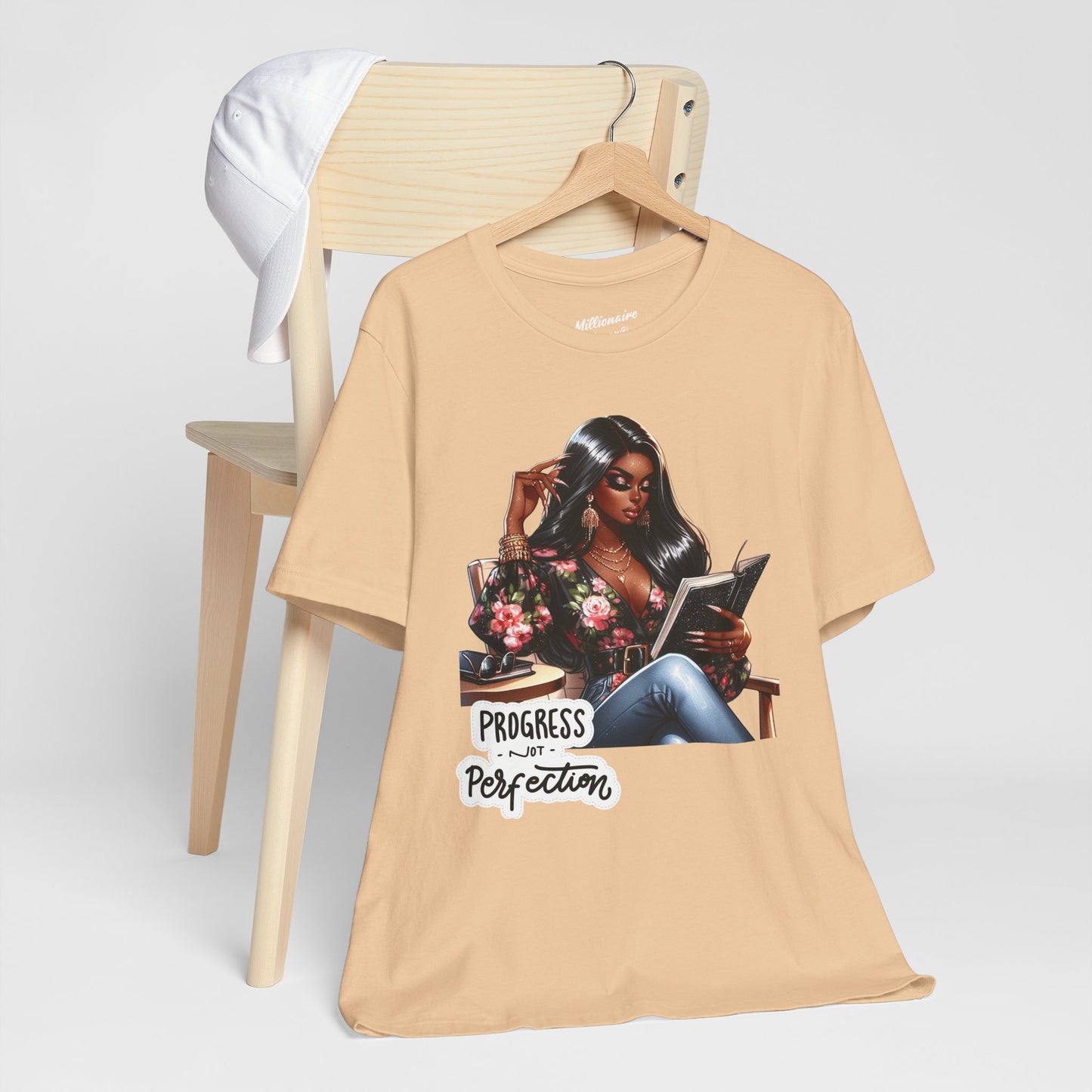 Progress Not Perfection Soft Cotton Tee