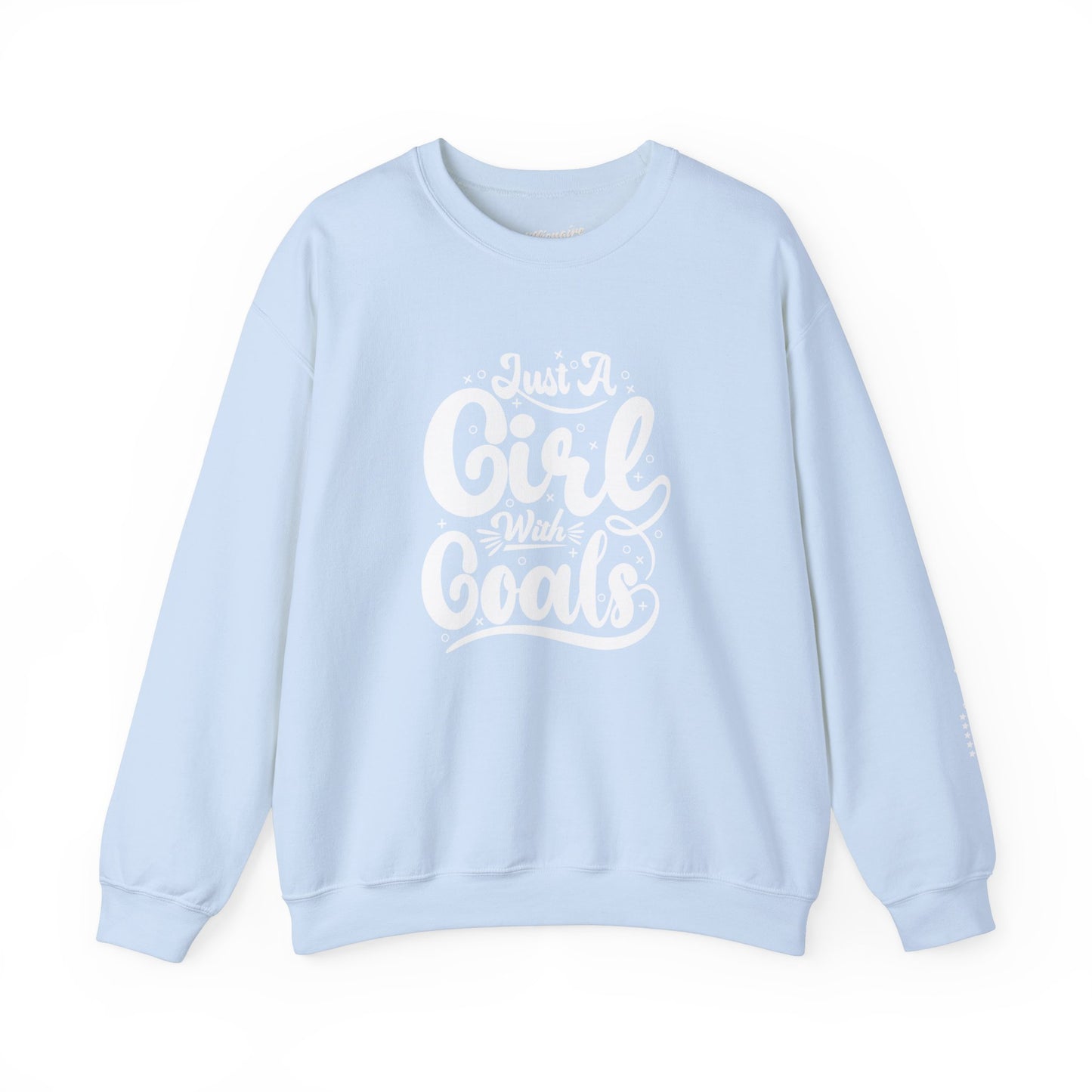 Just a Girl with Goals Unisex Crewneck Sweatshirt
