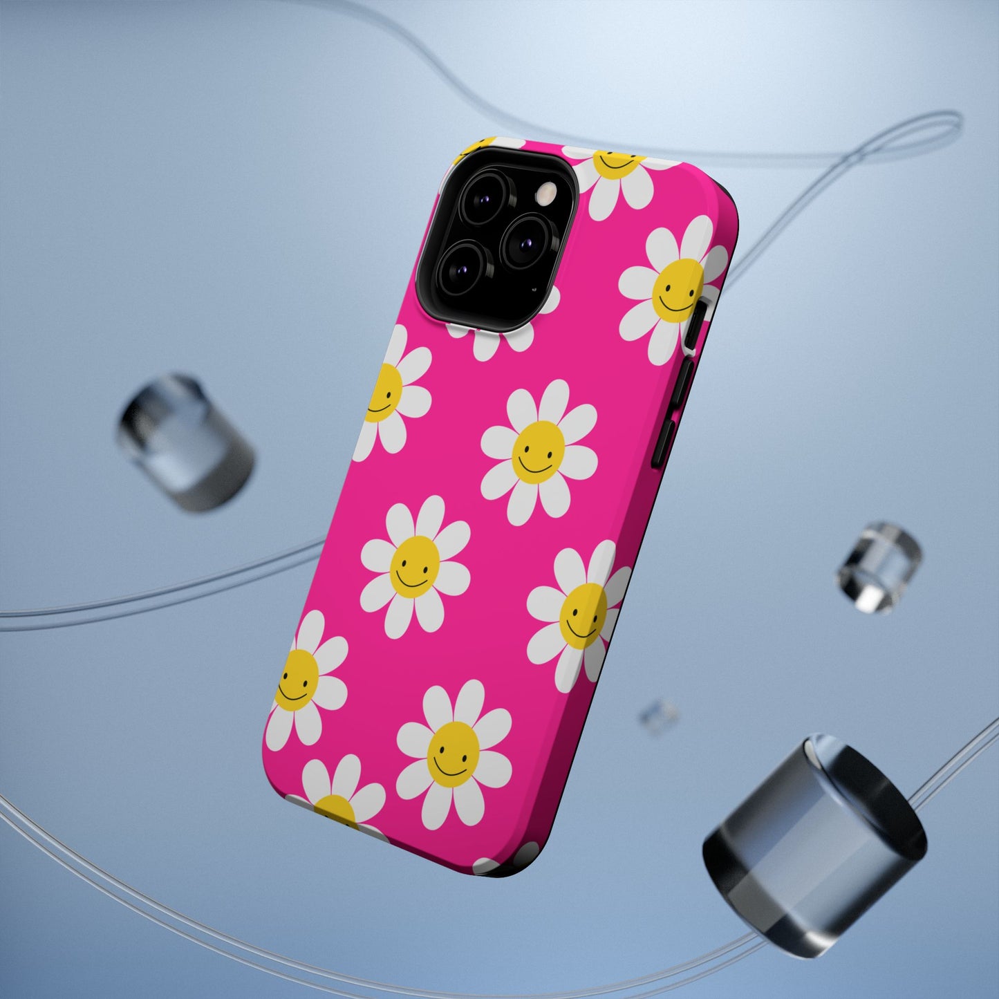 Pink Flowers MagSafe iPhone® Case