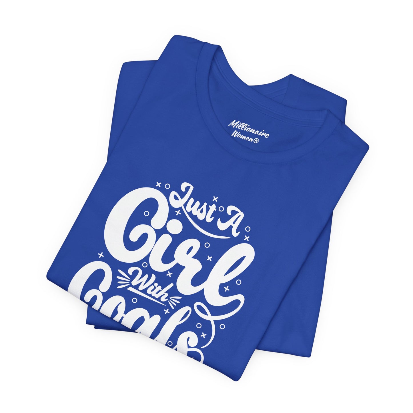 Just a Girl with Goals Soft Cotton Tee