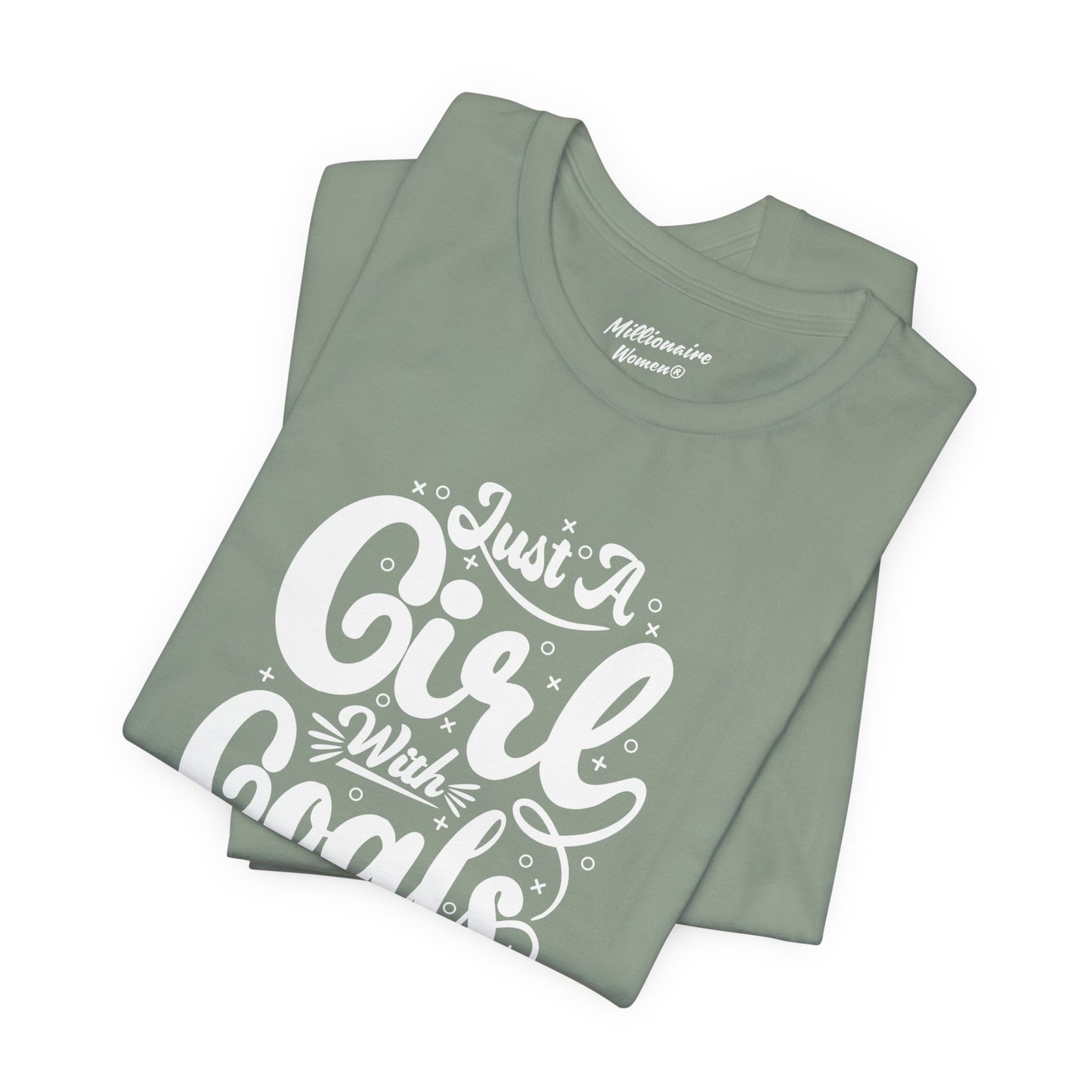 Just a Girl with Goals Soft Cotton Tee