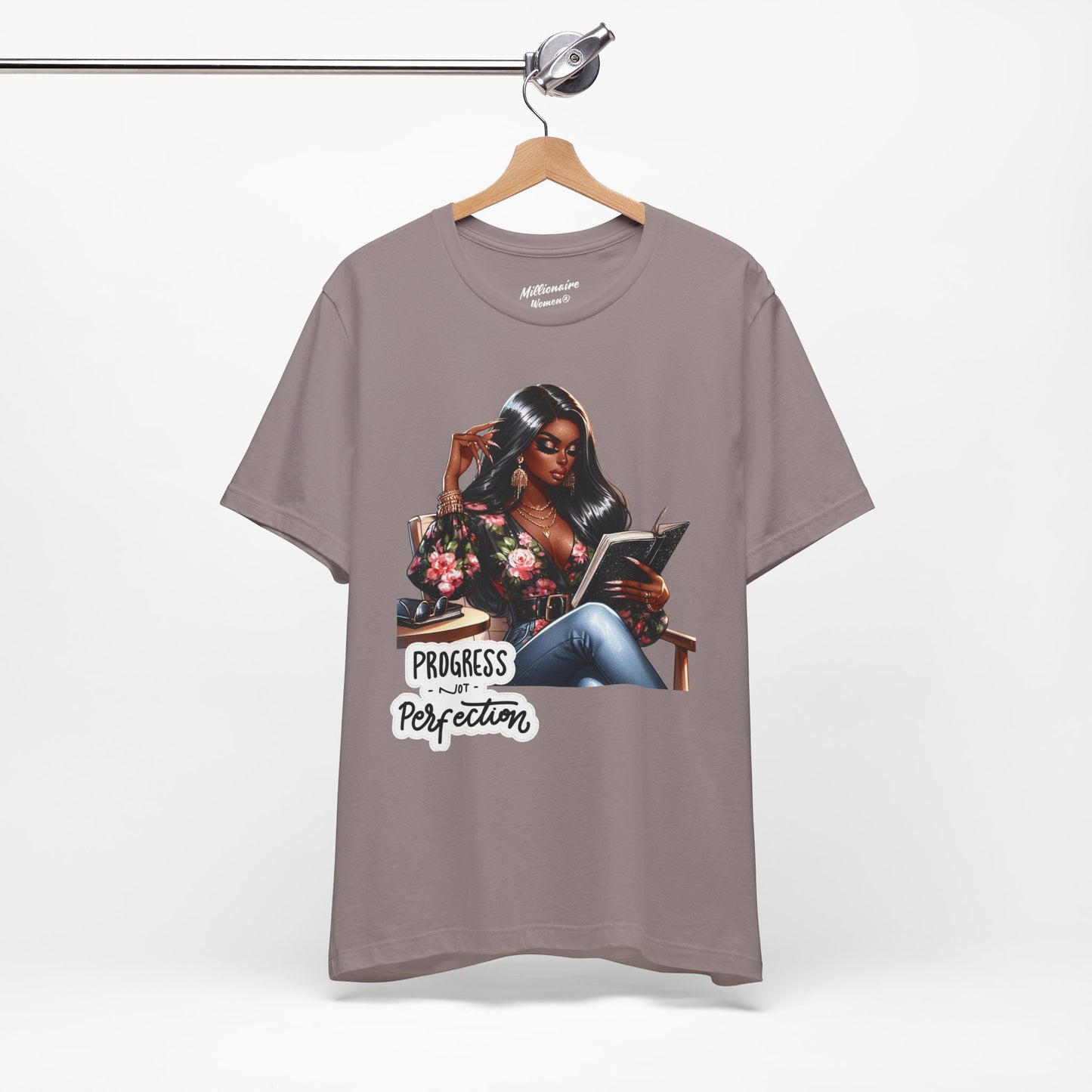 Progress Not Perfection Soft Cotton Tee