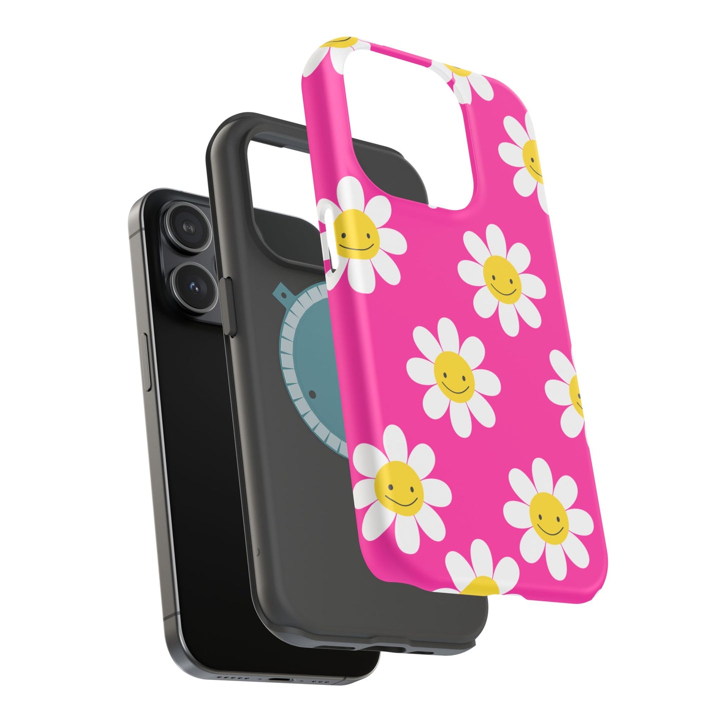 Pink Flowers MagSafe iPhone® Case