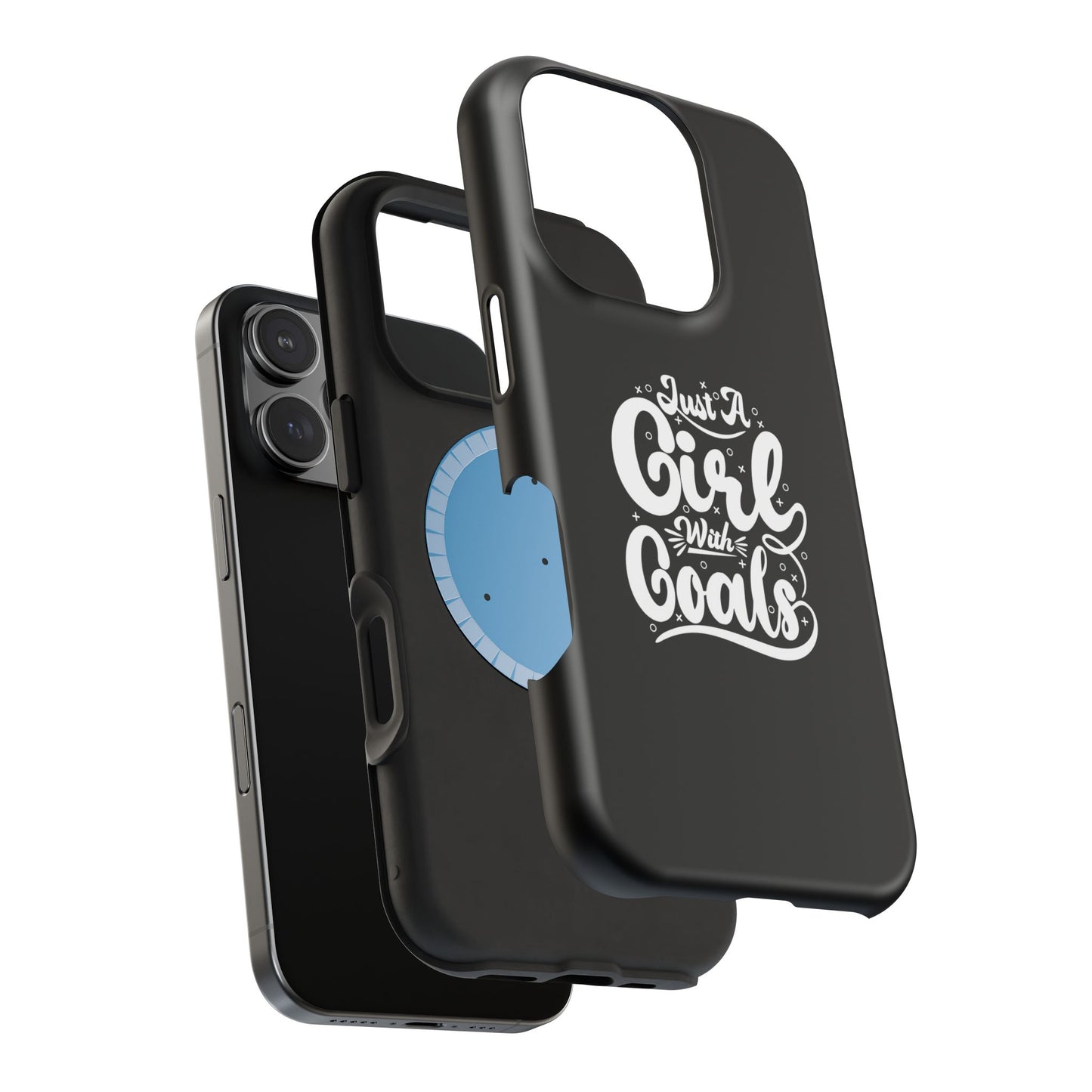 Girl with Goals MagSafe iPhone® Case Black