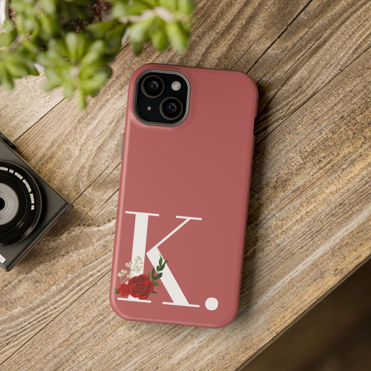 Personalized Letter K MagSafe iPhone® Case