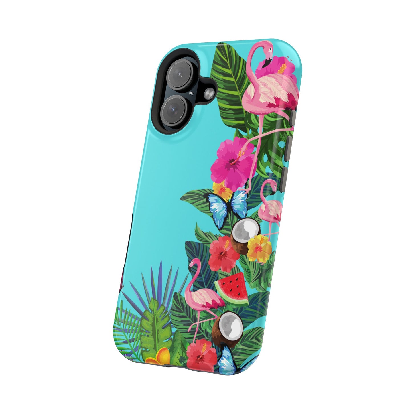 Pink Flamingo MagSafe iPhone® Case