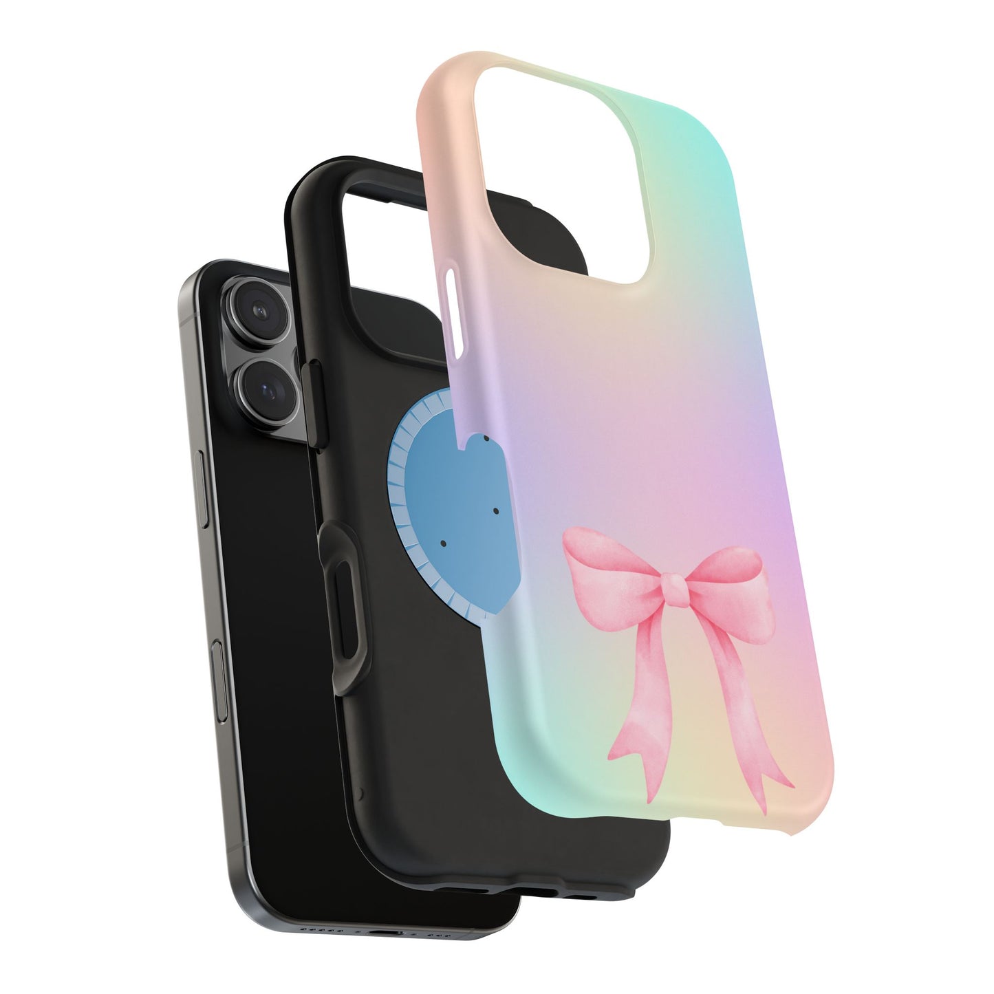 Pink Bow & Cotton Candy MagSafe iPhone® Case