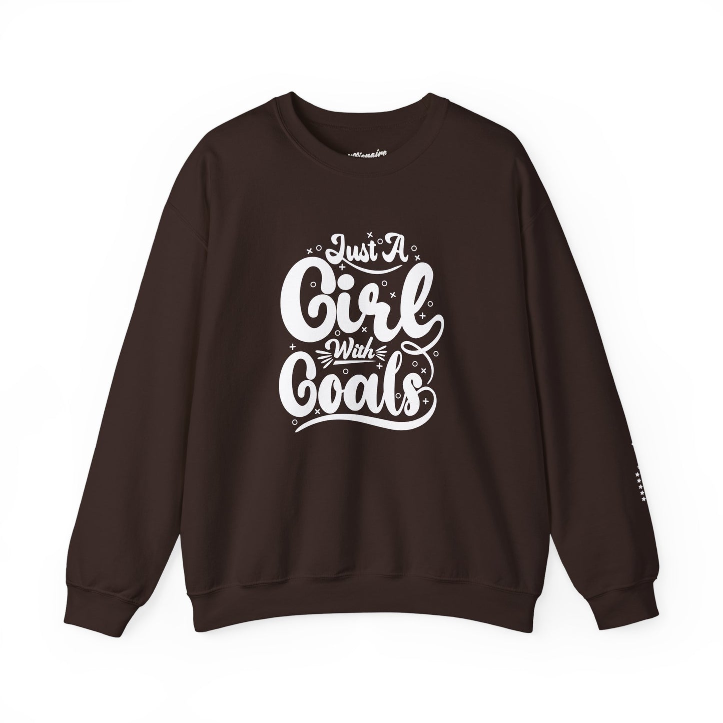 Just a Girl with Goals Unisex Crewneck Sweatshirt