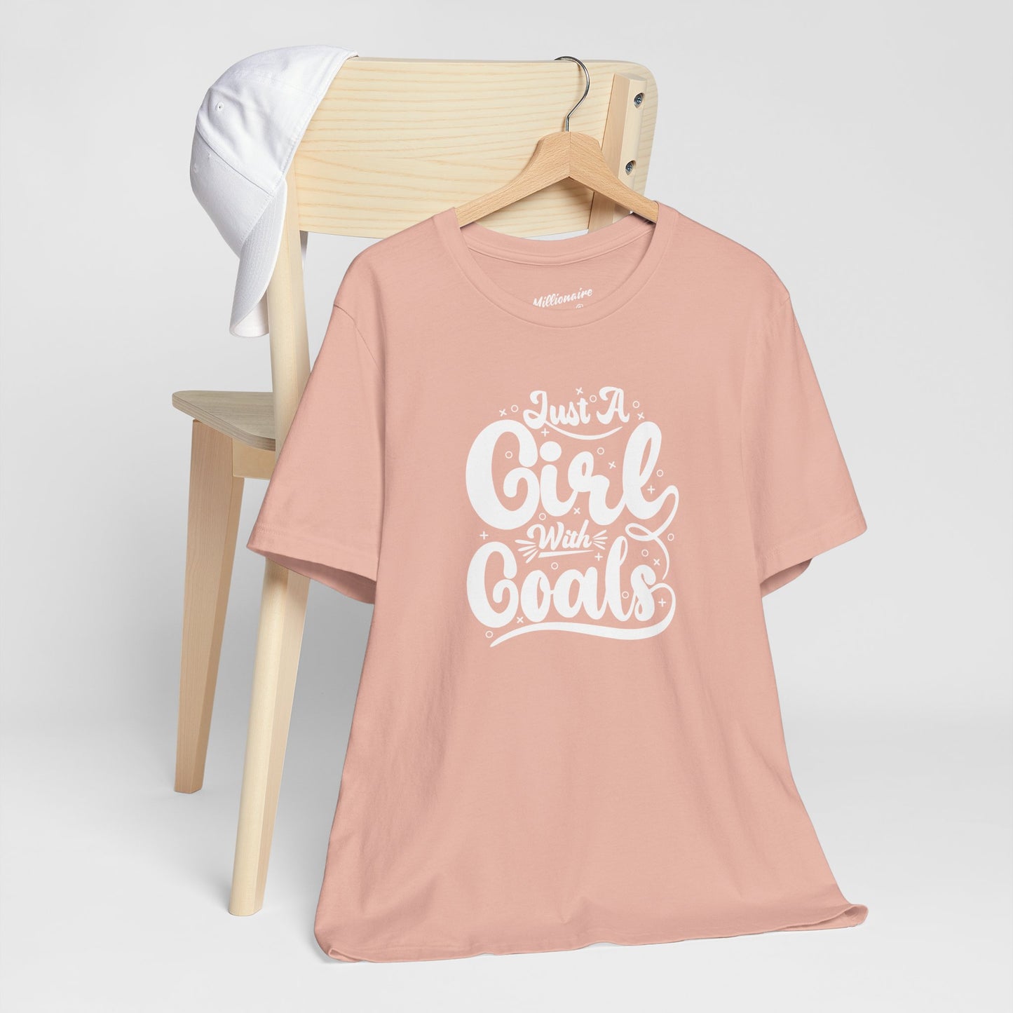 Just a Girl with Goals Soft Cotton Tee