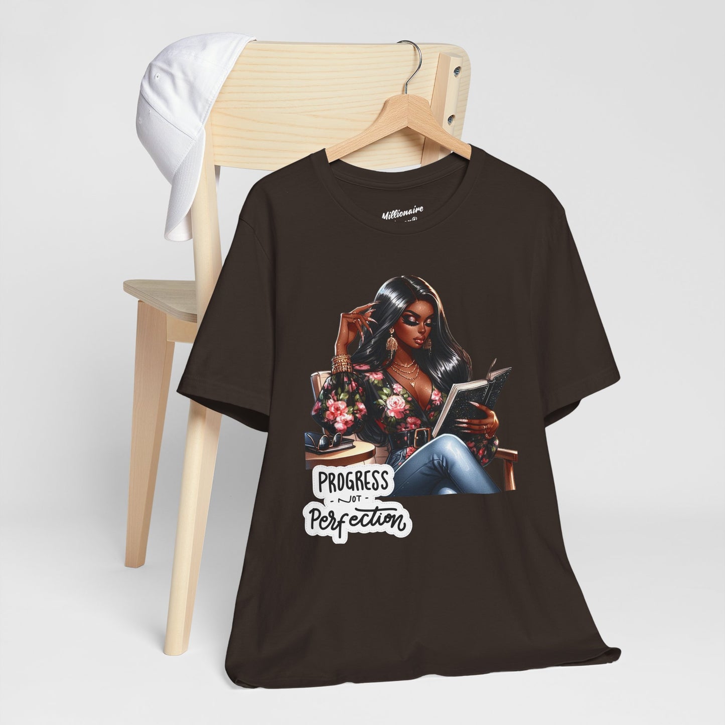 Progress Not Perfection Soft Cotton Tee
