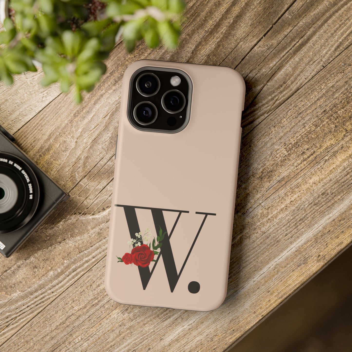 Personalized Letter W MagSafe iPhone® Case