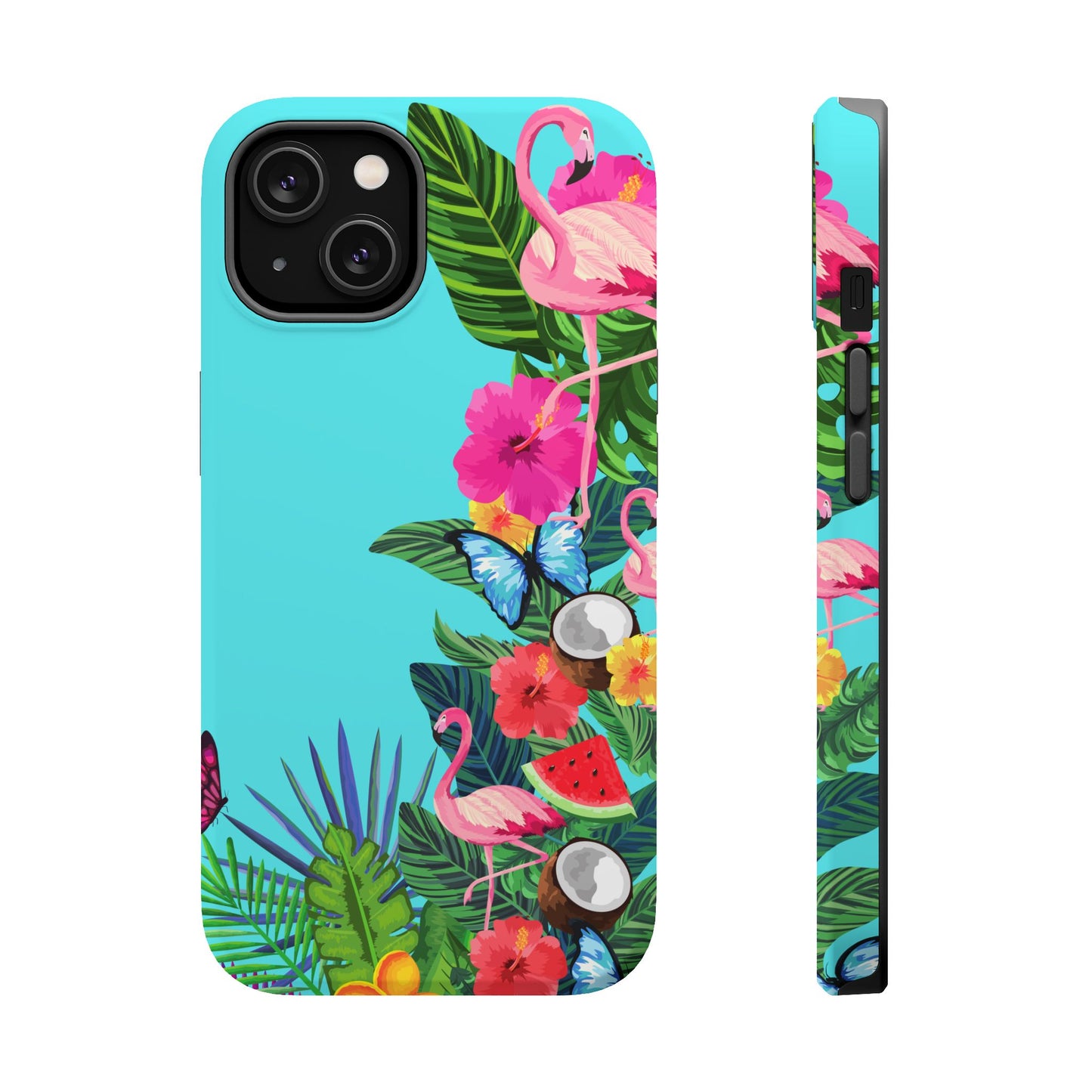 Pink Flamingo MagSafe iPhone® Case