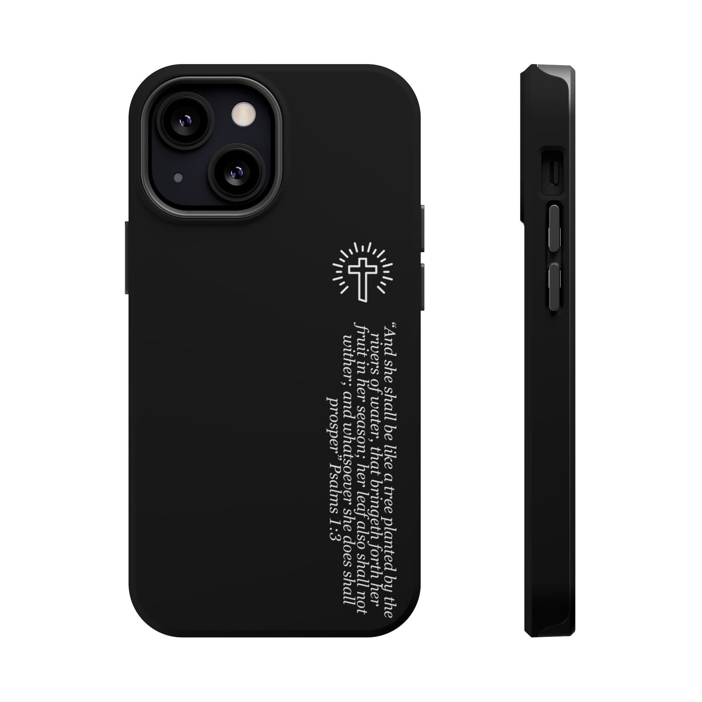 She Shall be Planted MagSafe iPhone® Case Black