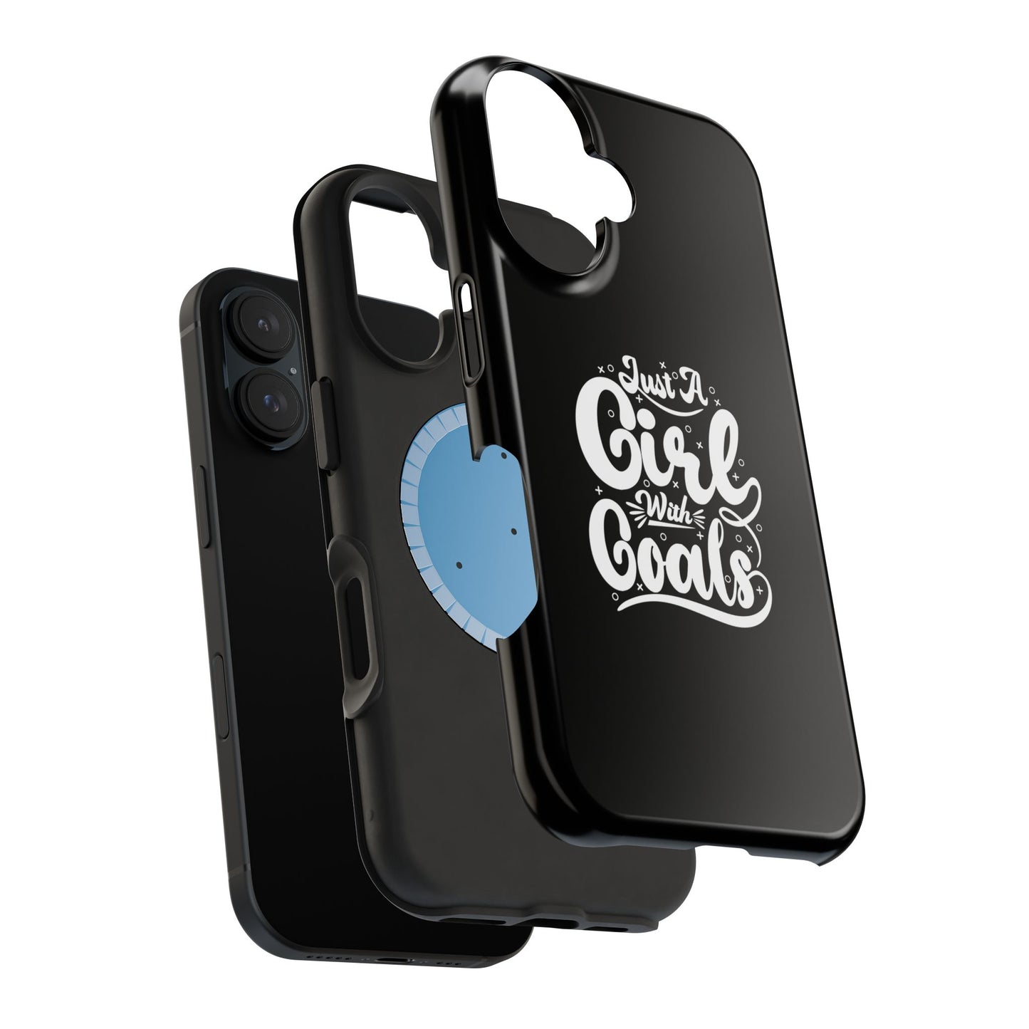 Girl with Goals MagSafe iPhone® Case Black